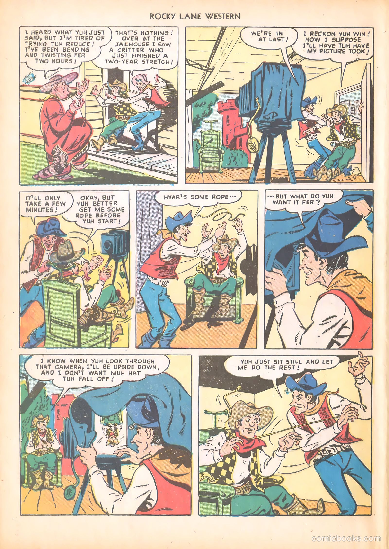 Rocky Lane Western #4 (1949) — page 32 of 52