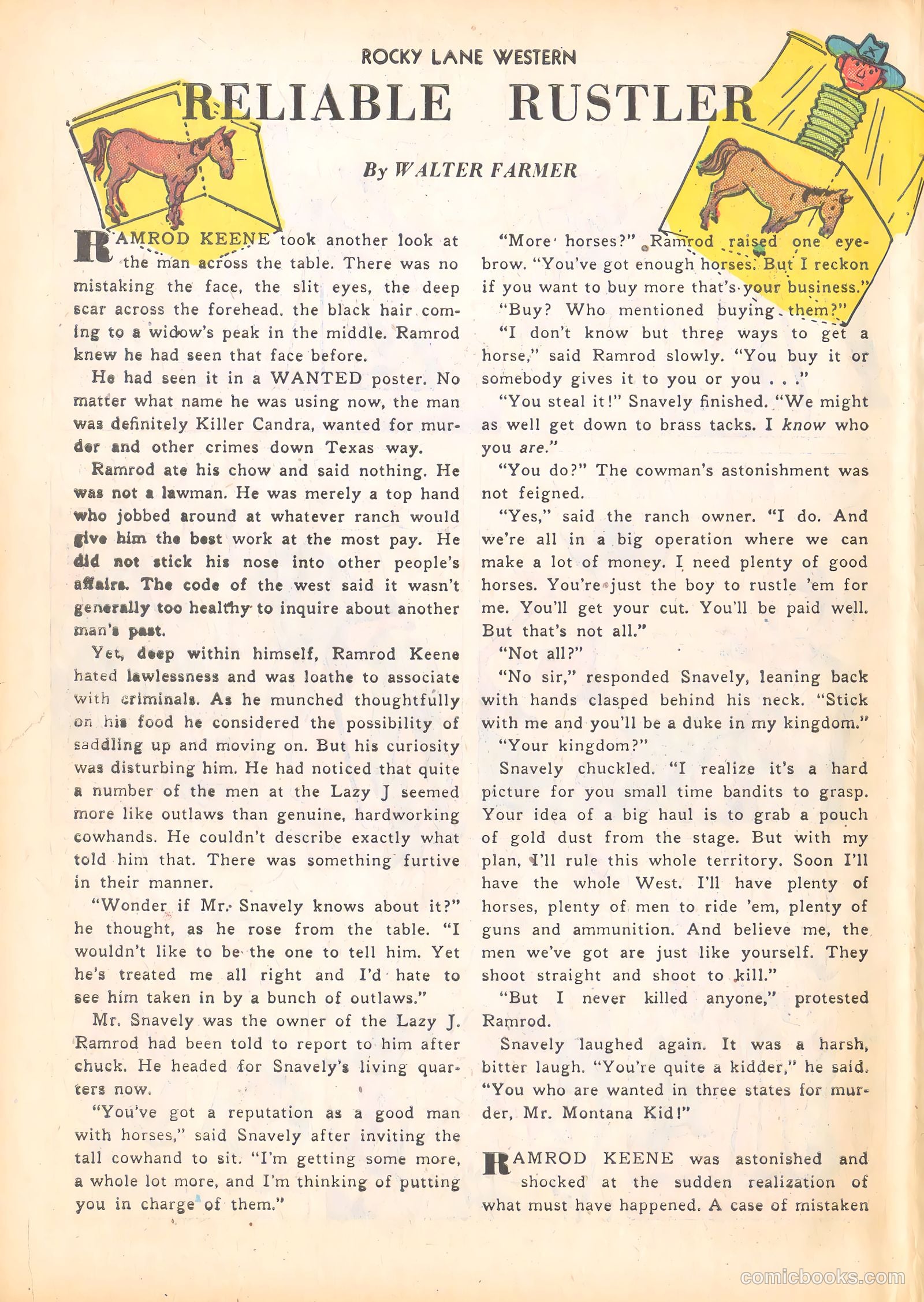 Rocky Lane Western #4 (1949) — page 34 of 52
