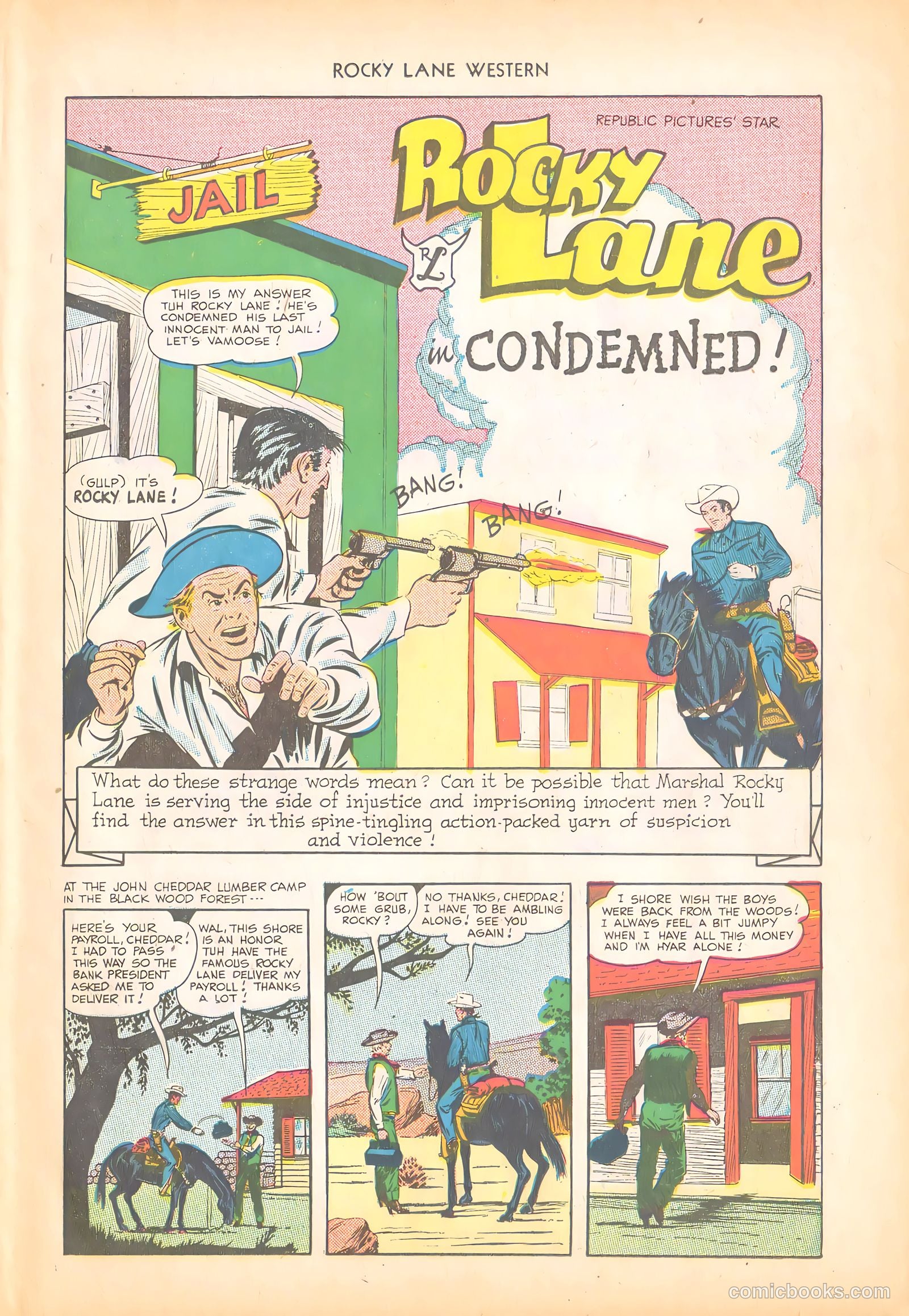 Rocky Lane Western #4 (1949) — page 39 of 52