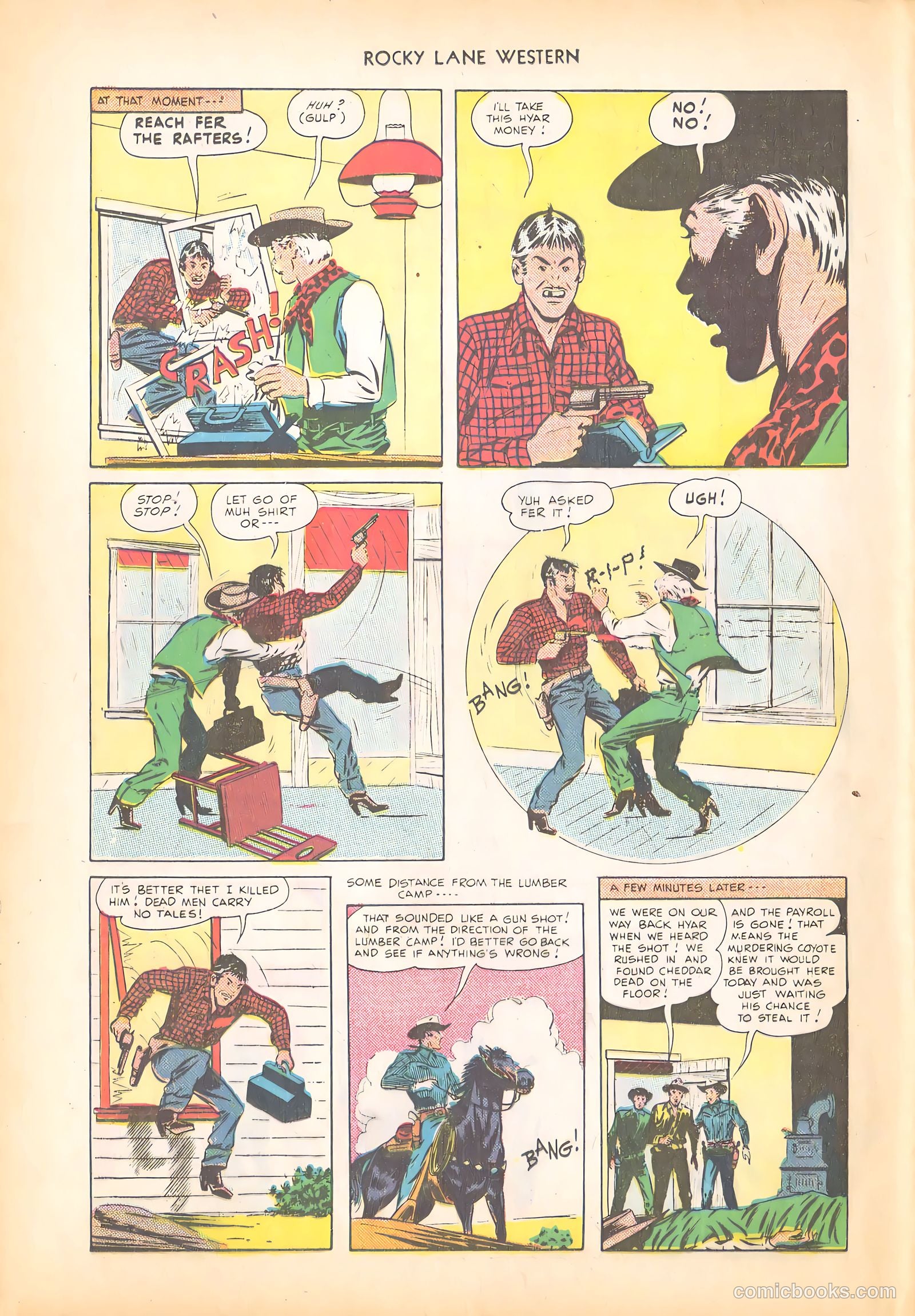 Rocky Lane Western #4 (1949) — page 40 of 52