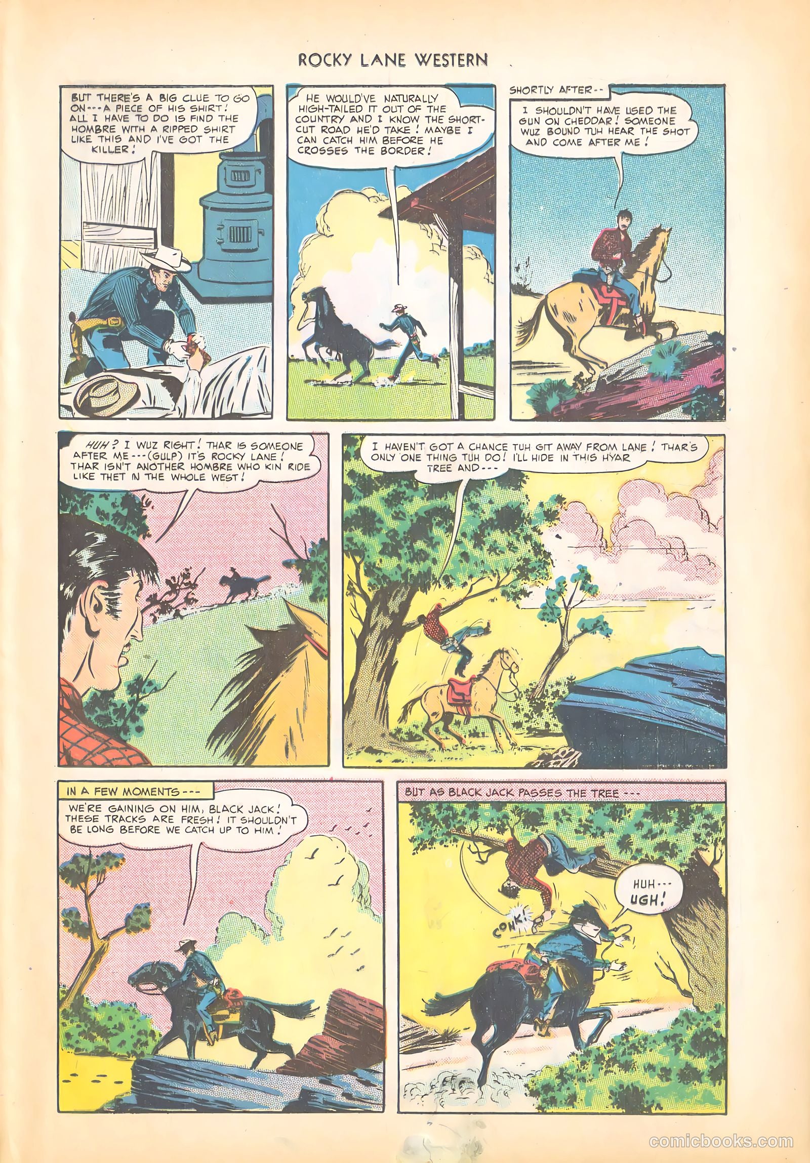 Rocky Lane Western #4 (1949) — page 41 of 52