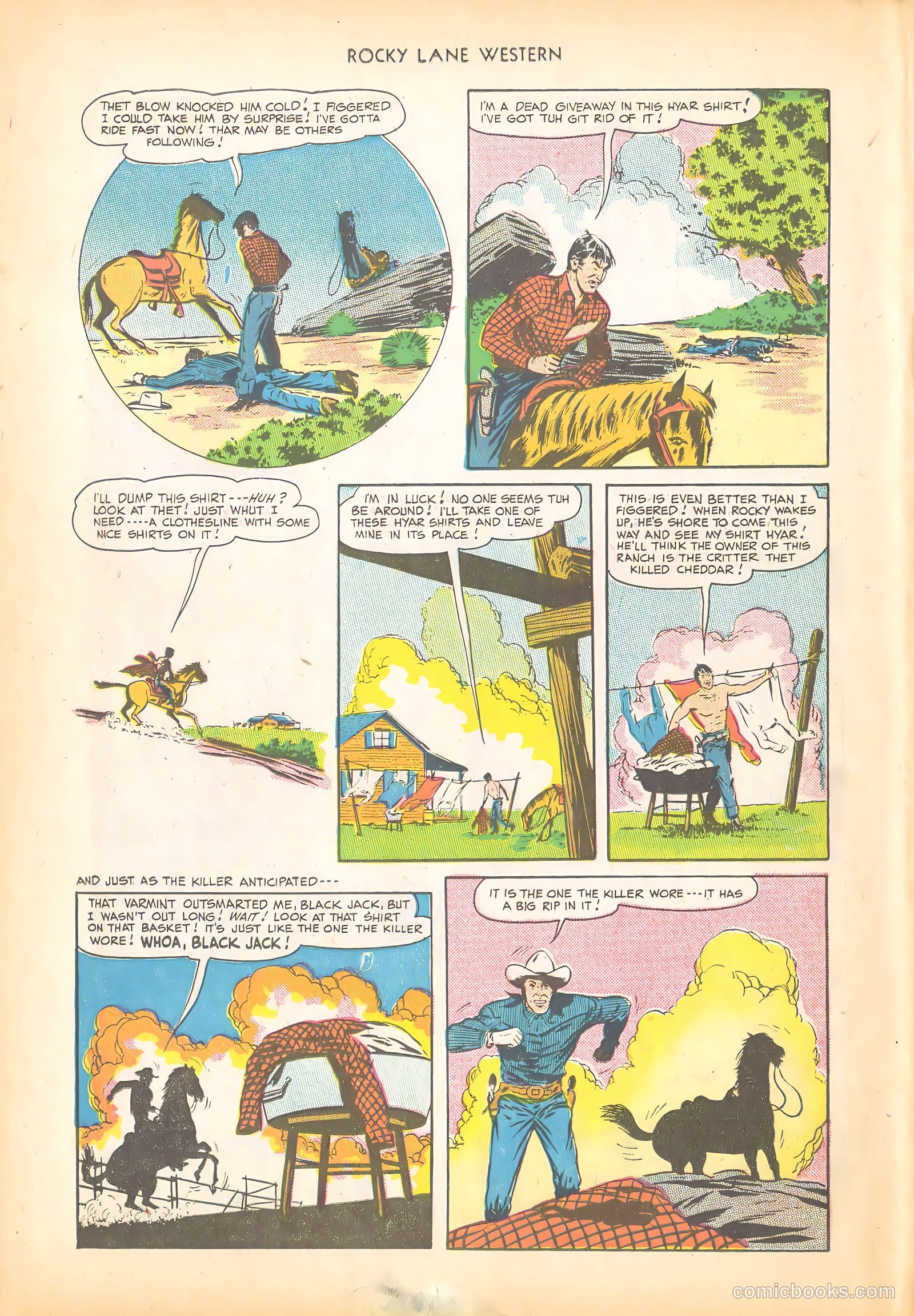 Rocky Lane Western #4 (1949) — page 42 of 52