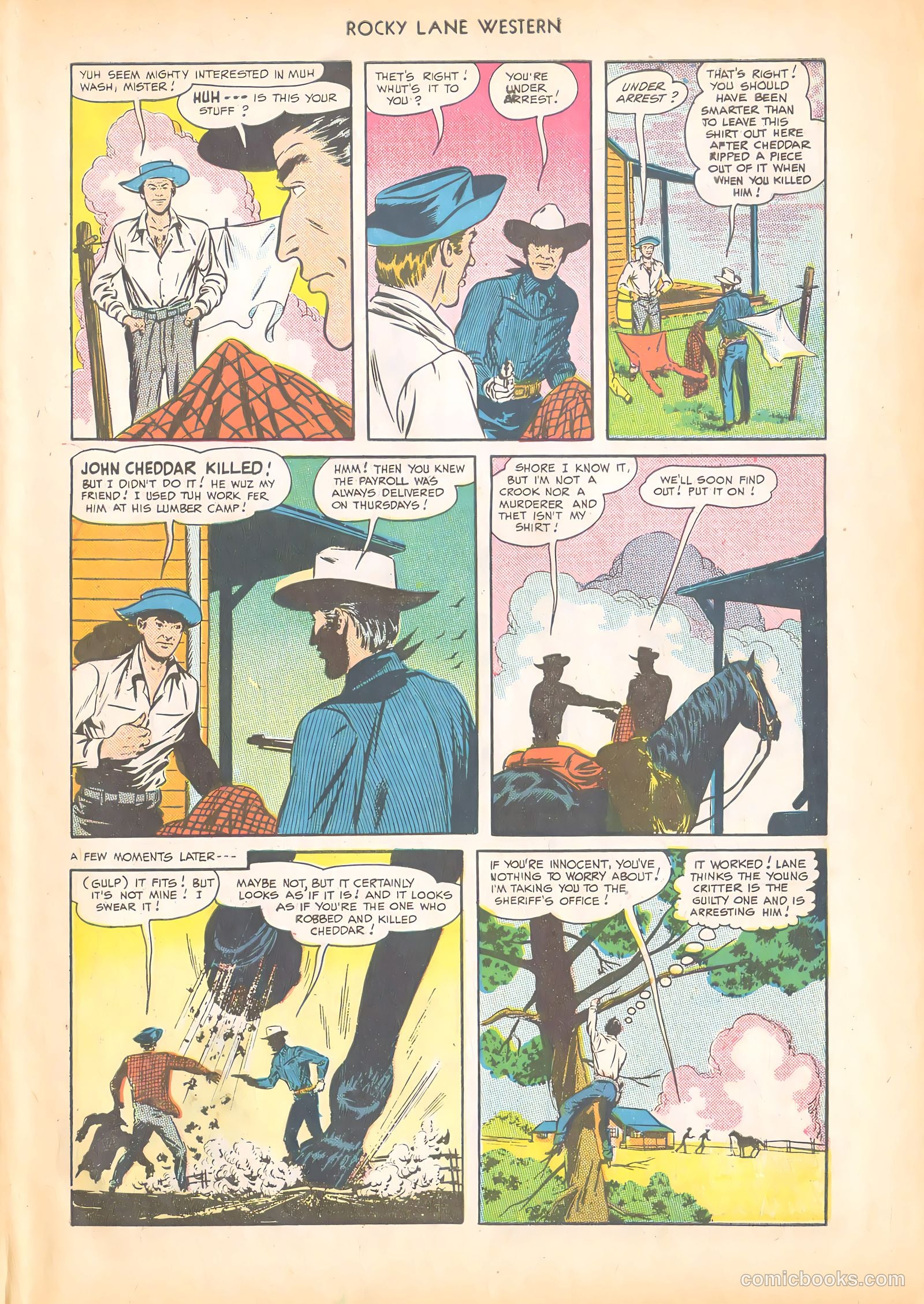 Rocky Lane Western #4 (1949) — page 43 of 52