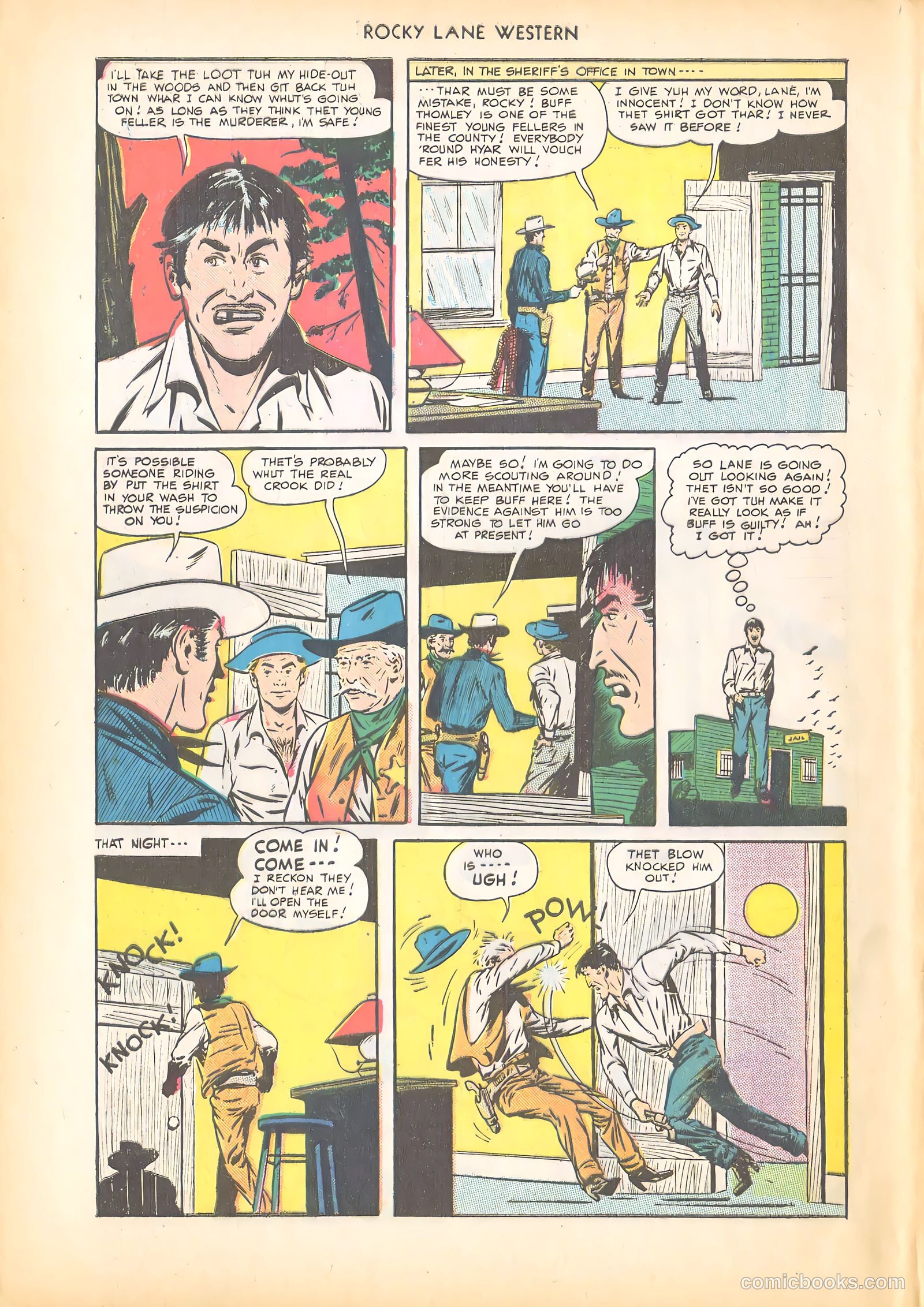 Rocky Lane Western #4 (1949) — page 44 of 52