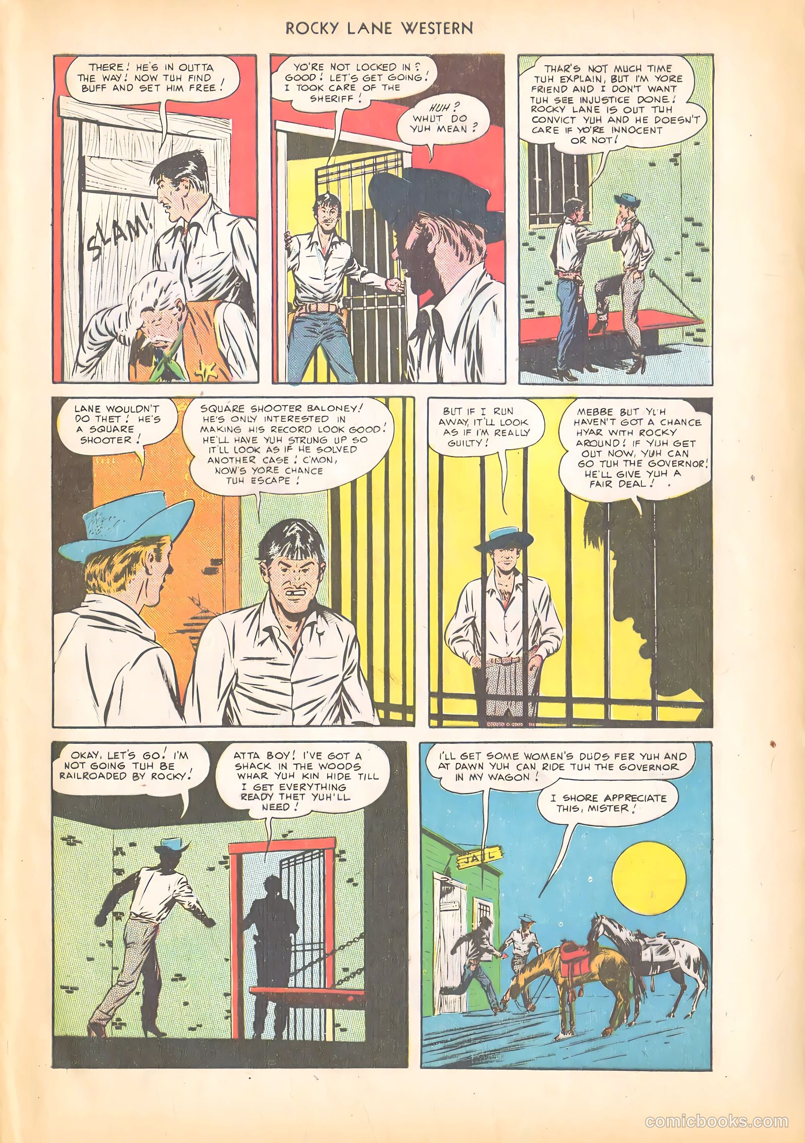 Rocky Lane Western #4 (1949) — page 45 of 52