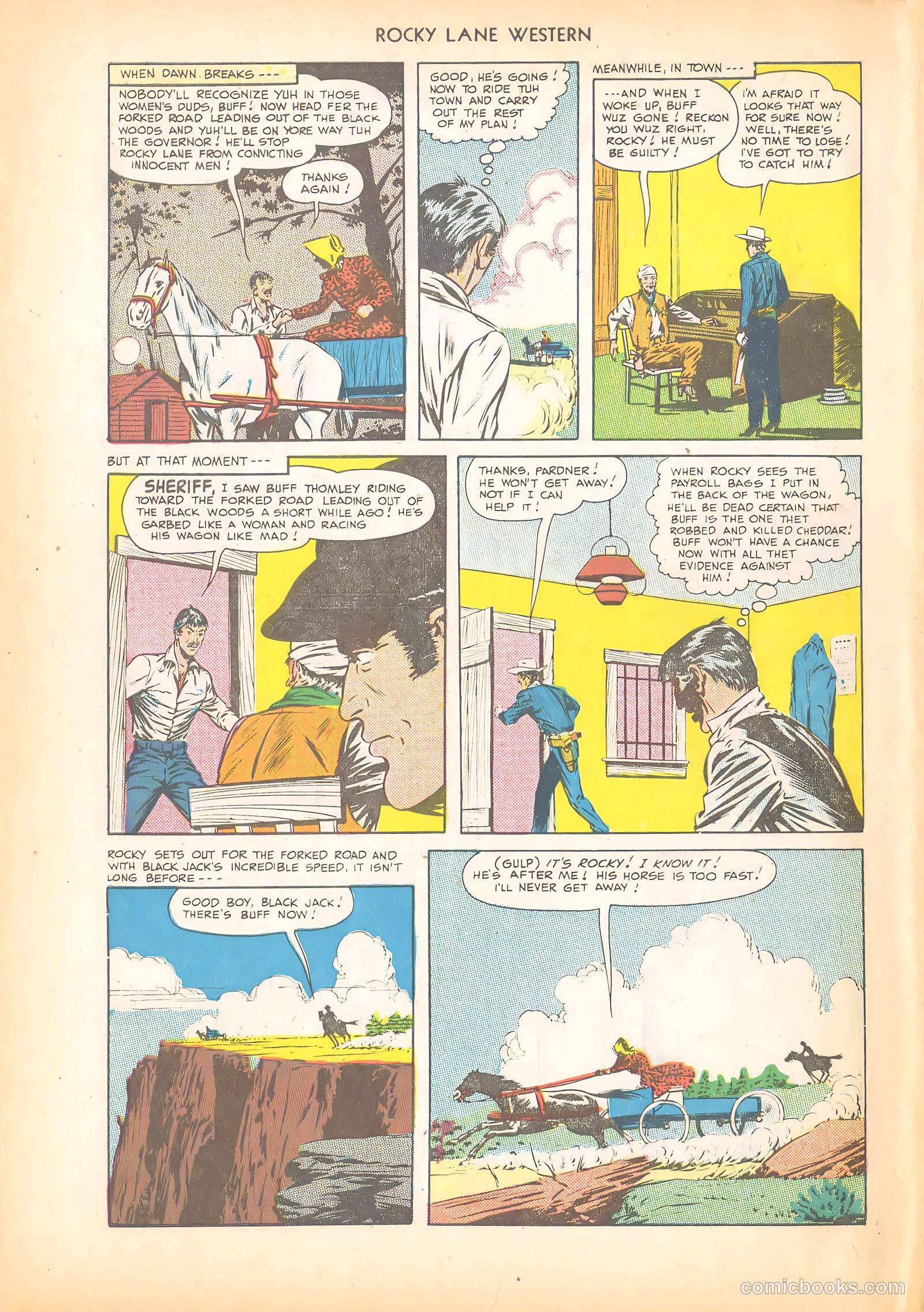 Rocky Lane Western #4 (1949) — page 46 of 52
