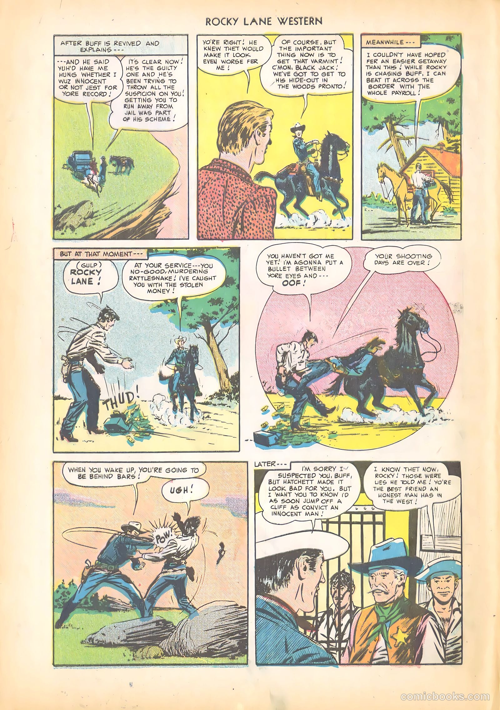 Rocky Lane Western #4 (1949) — page 48 of 52