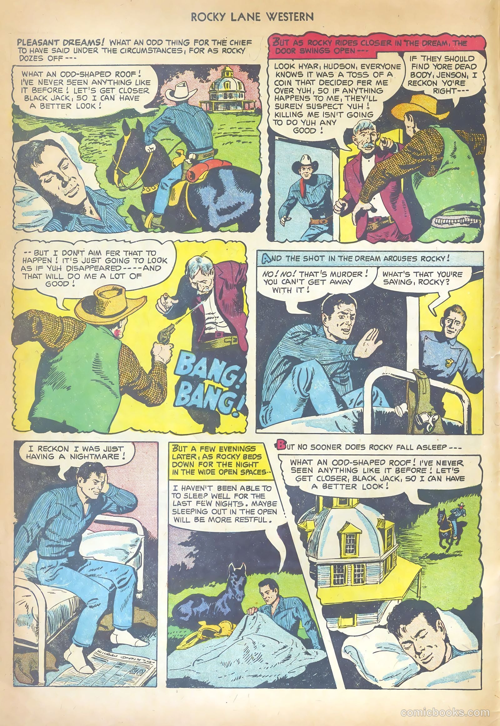 Rocky Lane Western #41 (1952) — page 4 of 36