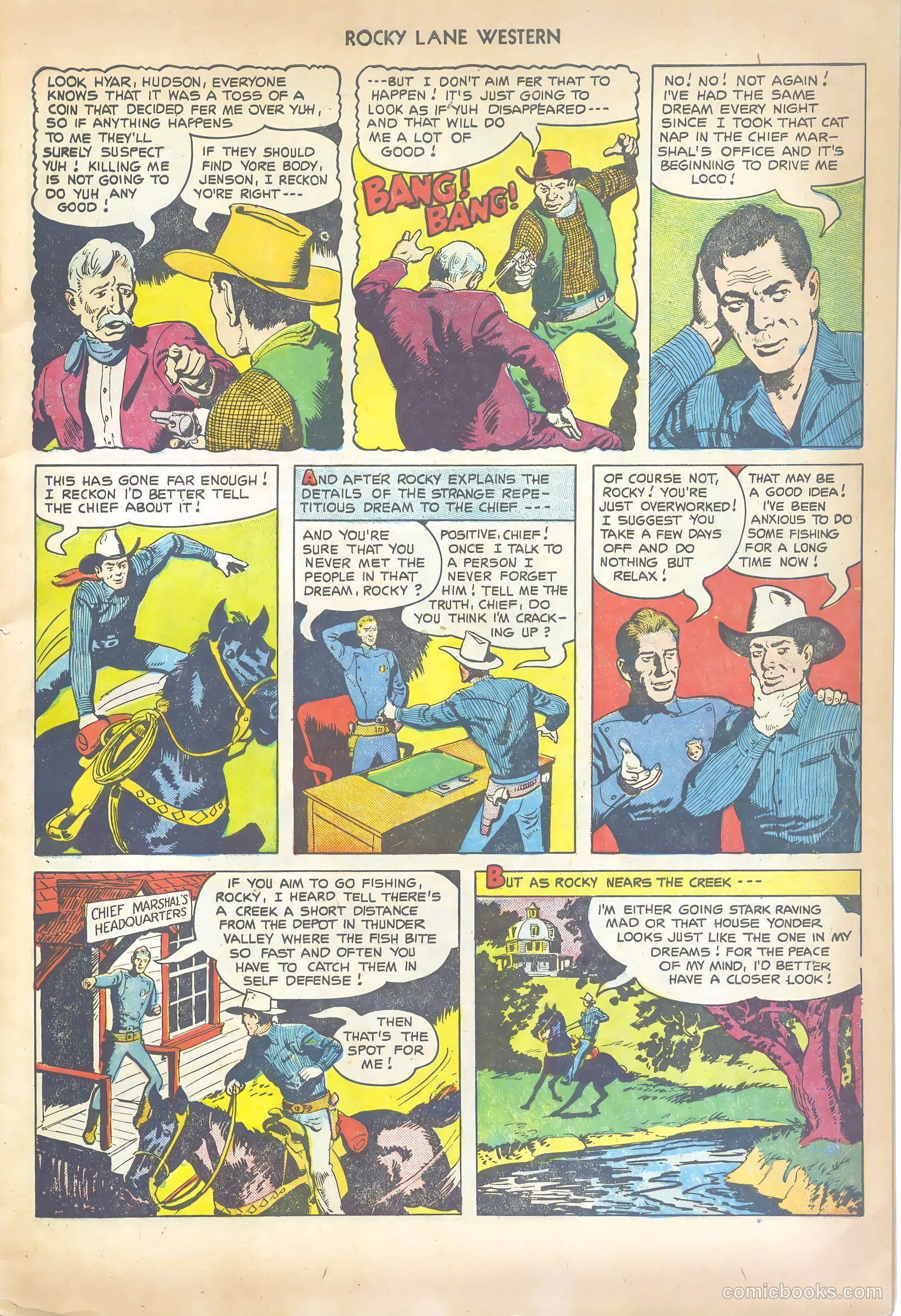 Rocky Lane Western #41 (1952) — page 5 of 36