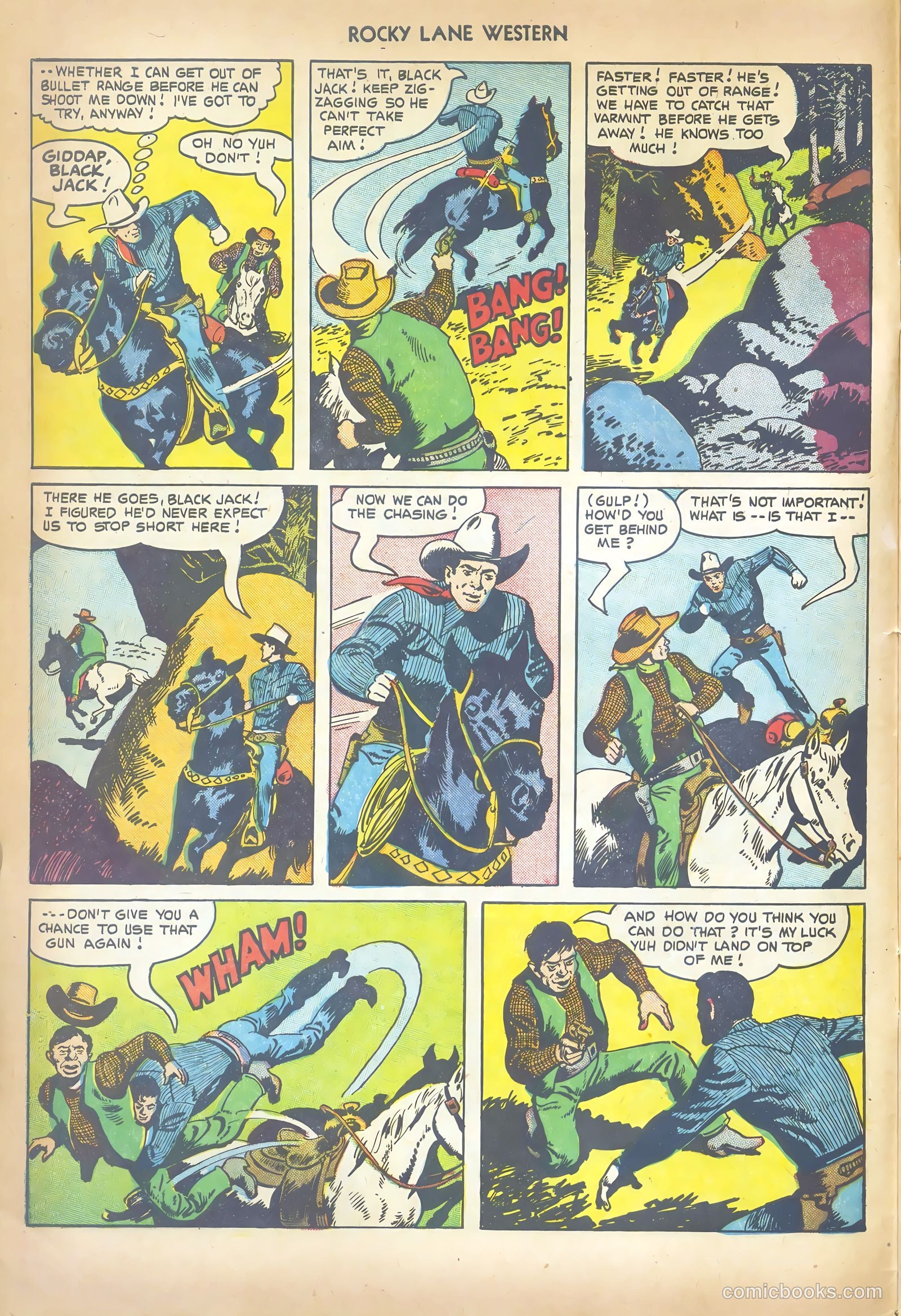 Rocky Lane Western #41 (1952) — page 8 of 36