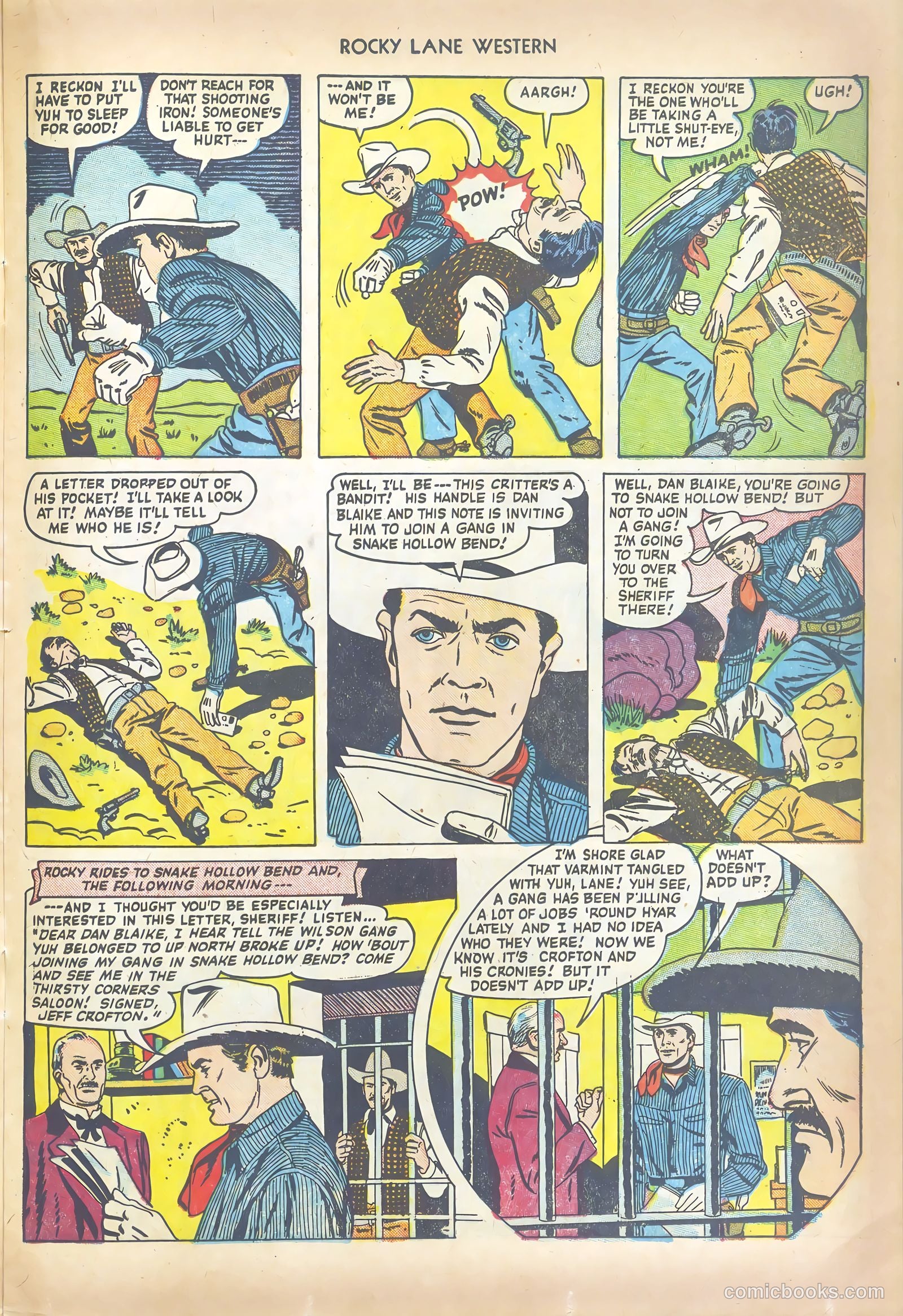 Rocky Lane Western #41 (1952) — page 17 of 36