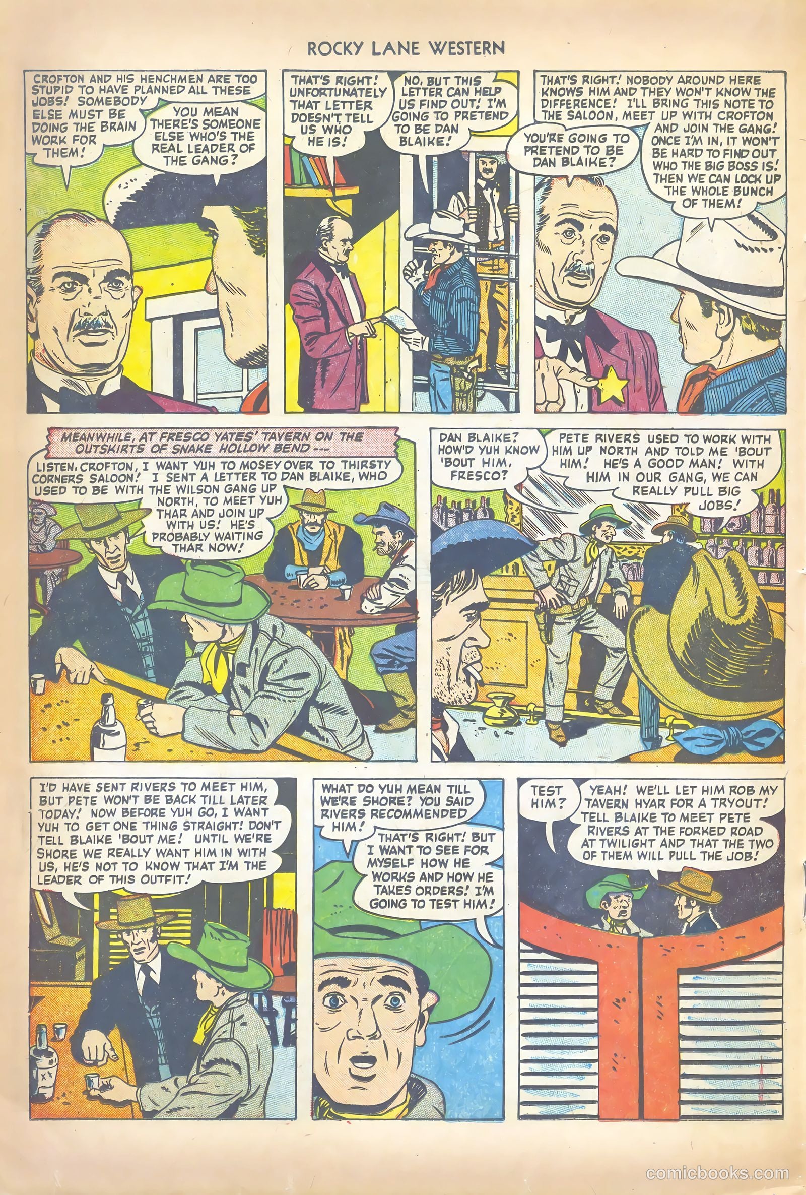 Rocky Lane Western #41 (1952) — page 18 of 36