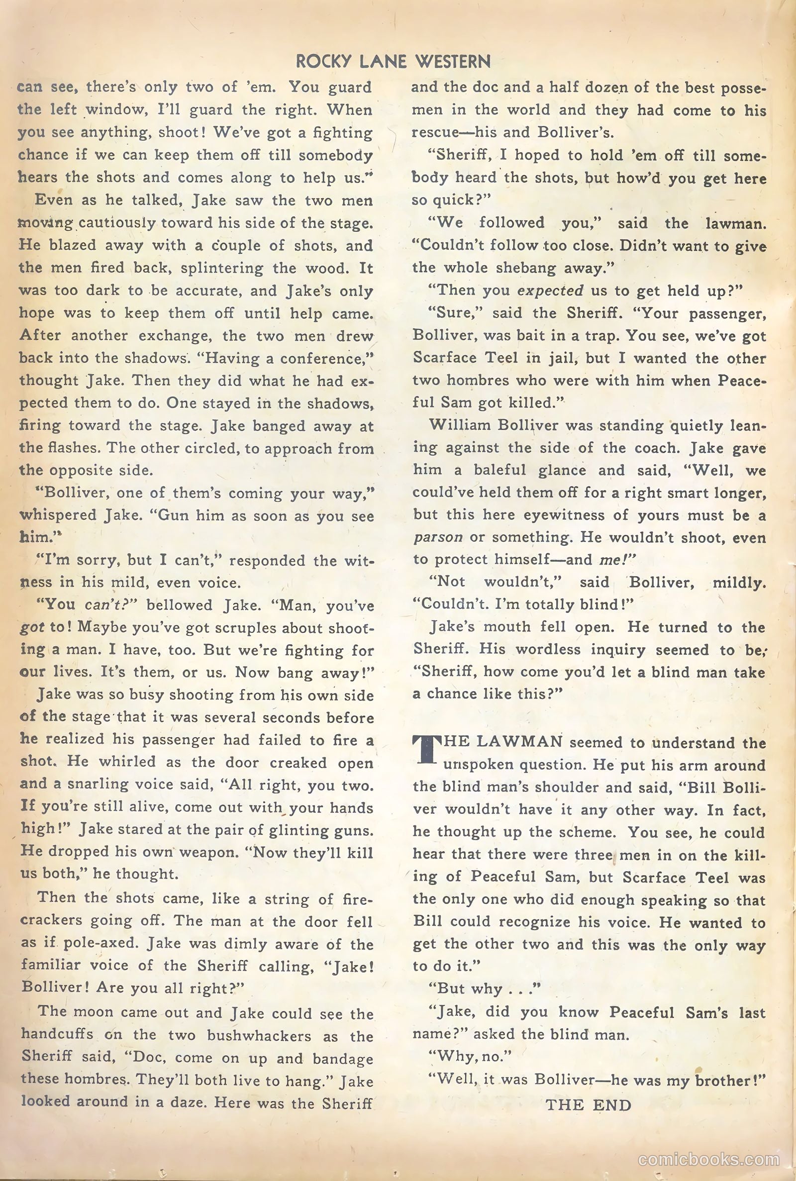 Rocky Lane Western #41 (1952) — page 24 of 36