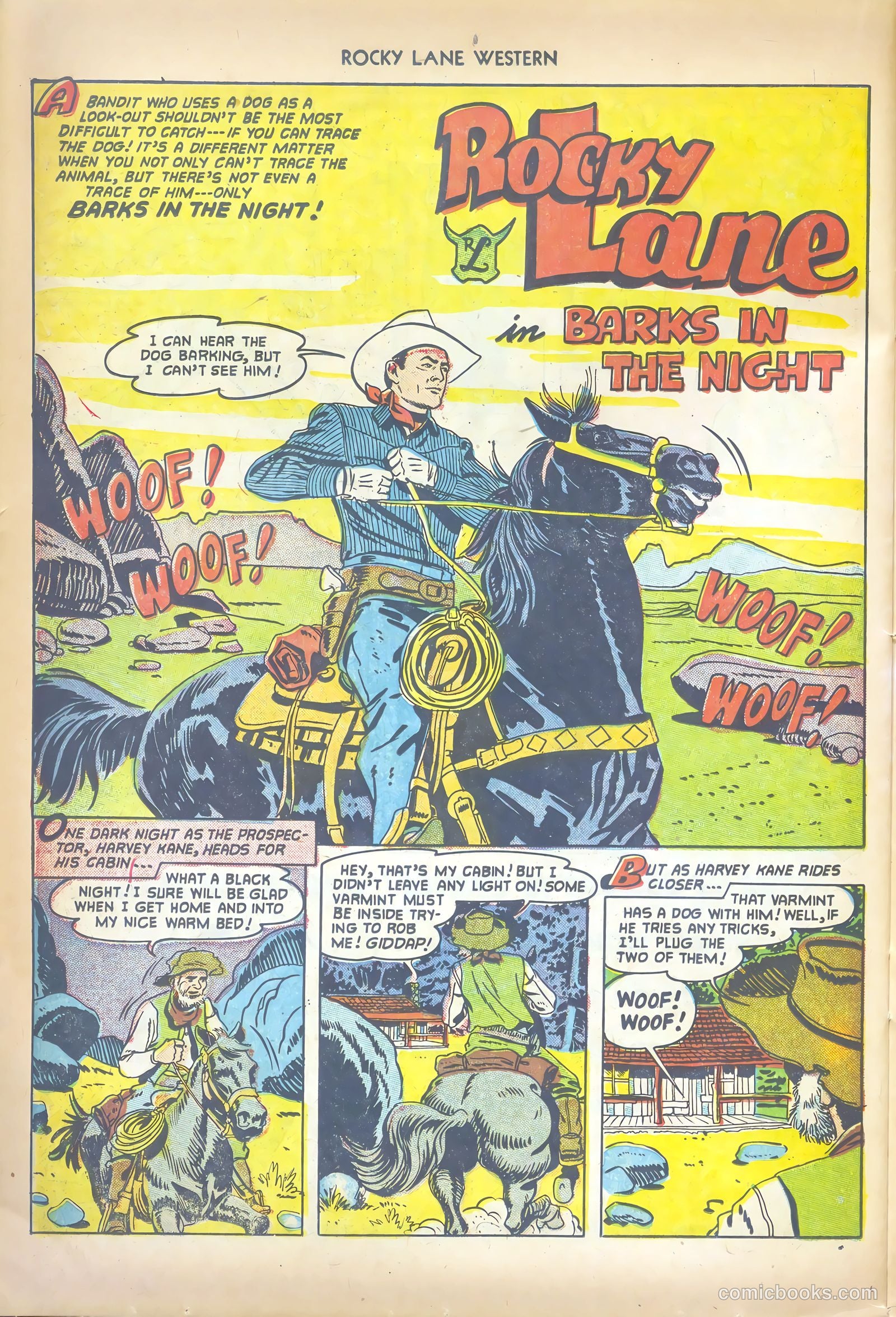 Rocky Lane Western #41 (1952) — page 26 of 36