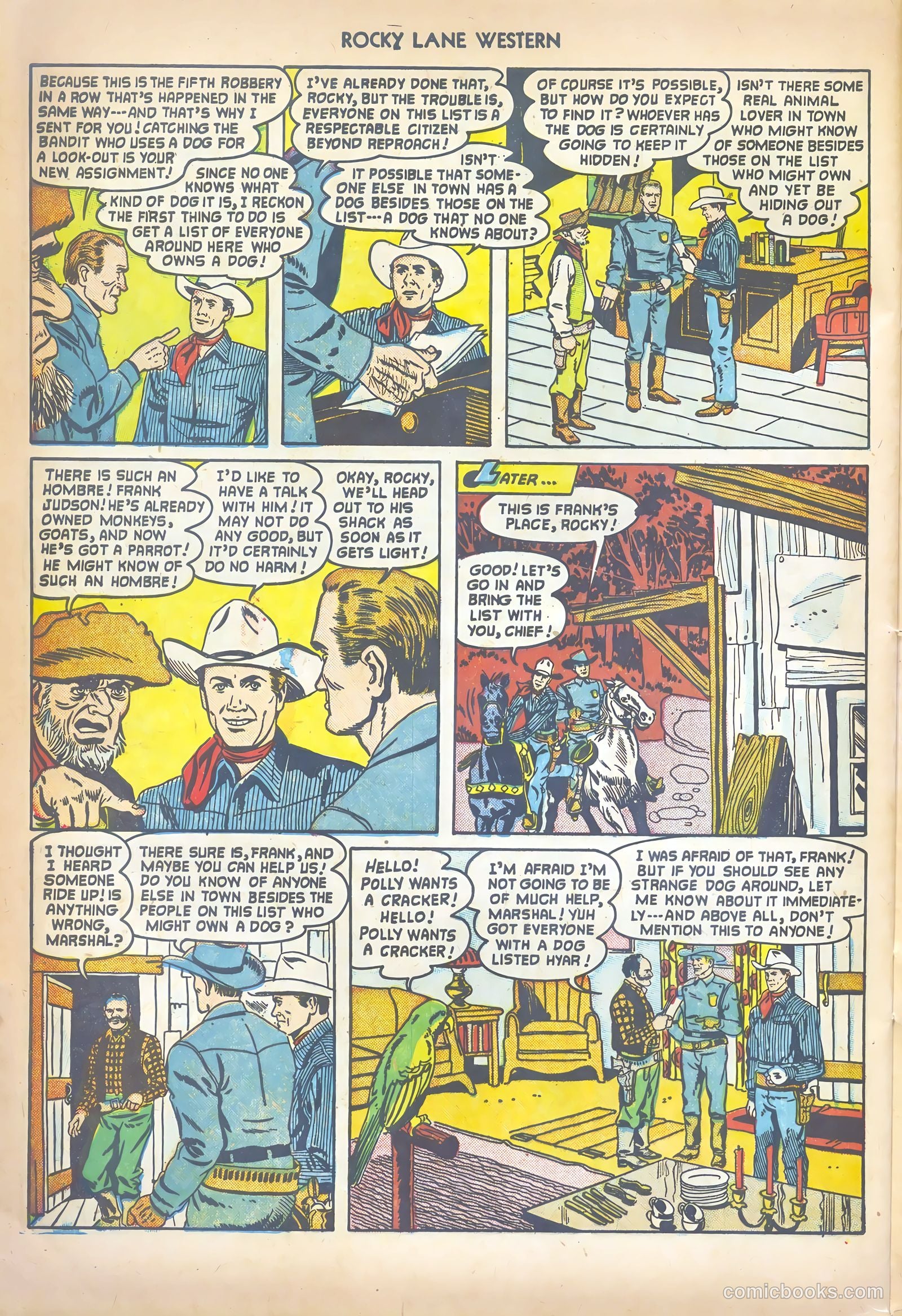 Rocky Lane Western #41 (1952) — page 28 of 36