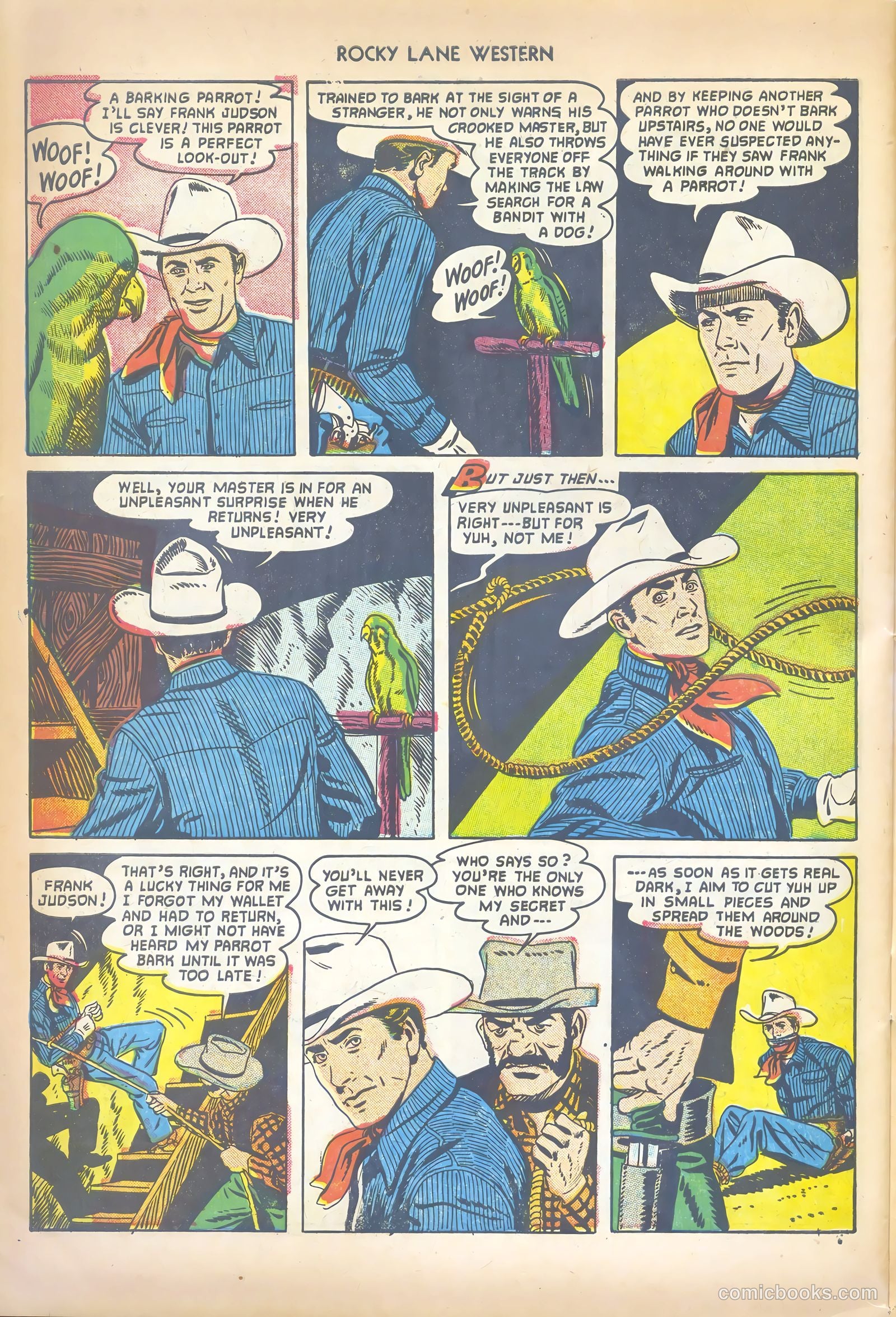 Rocky Lane Western #41 (1952) — page 30 of 36
