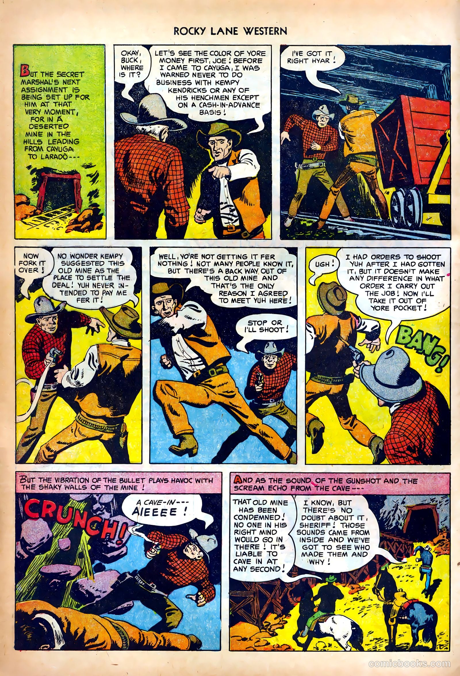 Rocky Lane Western #42 (1952) — page 4 of 36