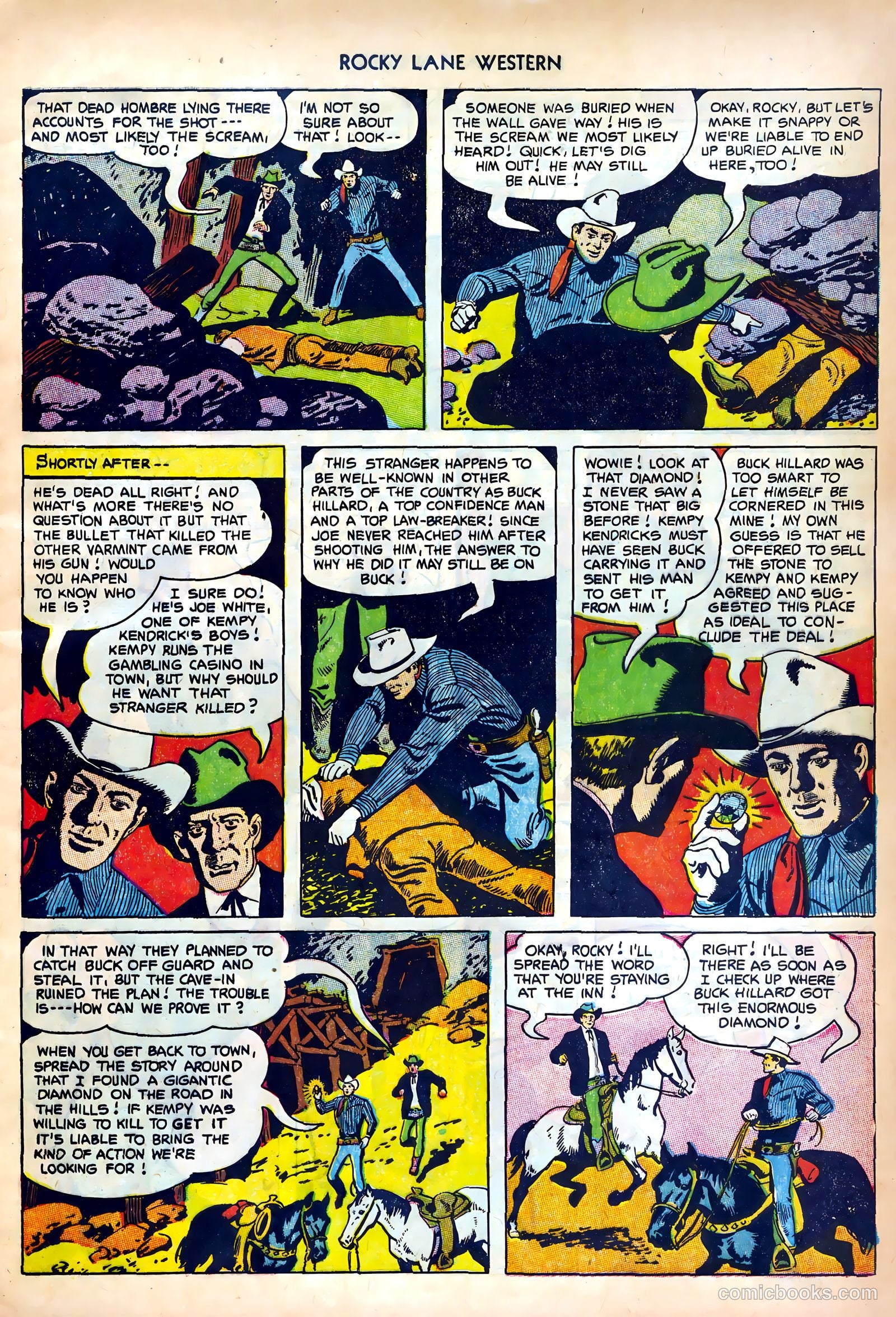 Rocky Lane Western #42 (1952) — page 5 of 36