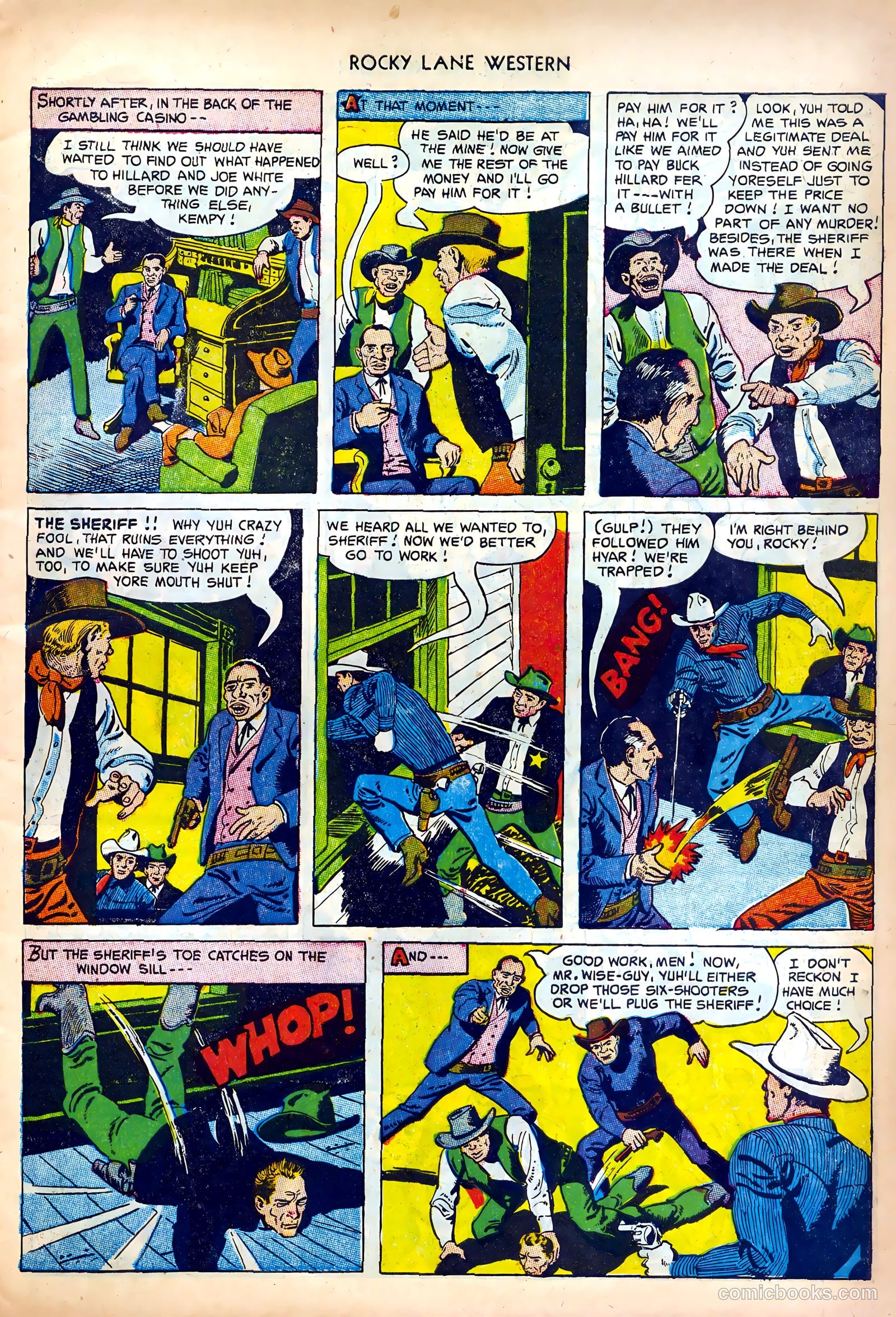 Rocky Lane Western #42 (1952) — page 7 of 36