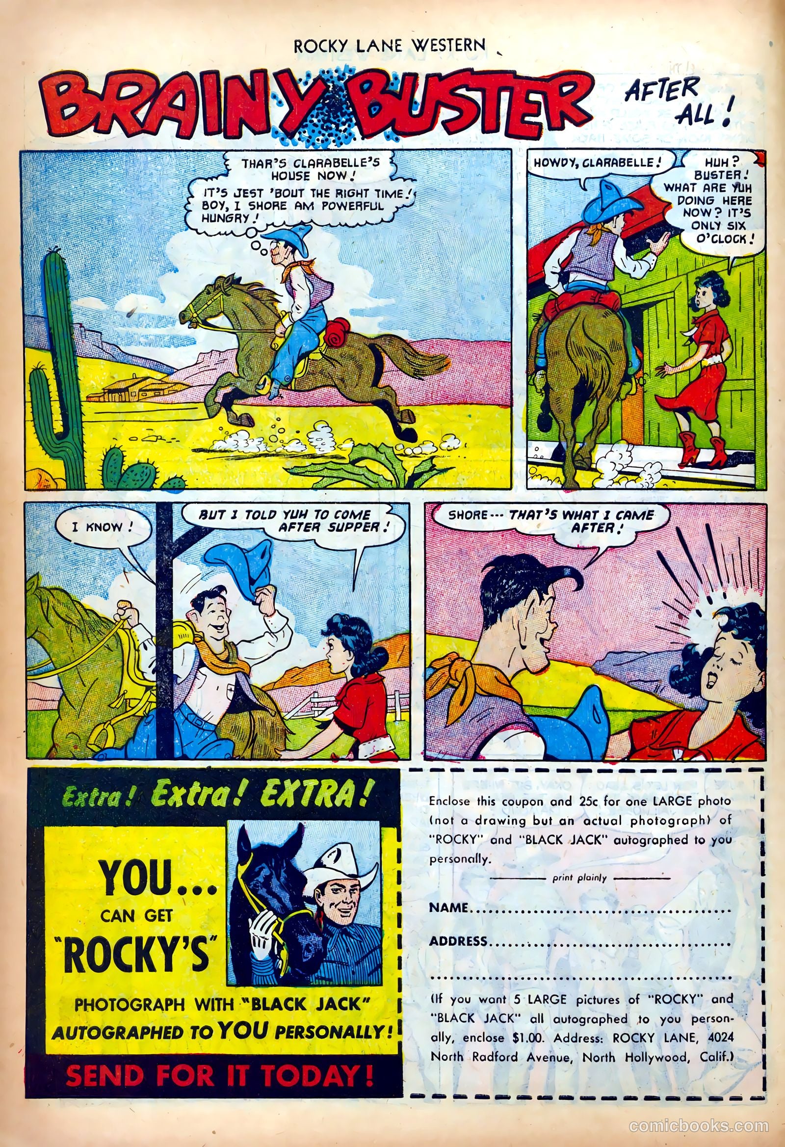 Rocky Lane Western #42 (1952) — page 10 of 36
