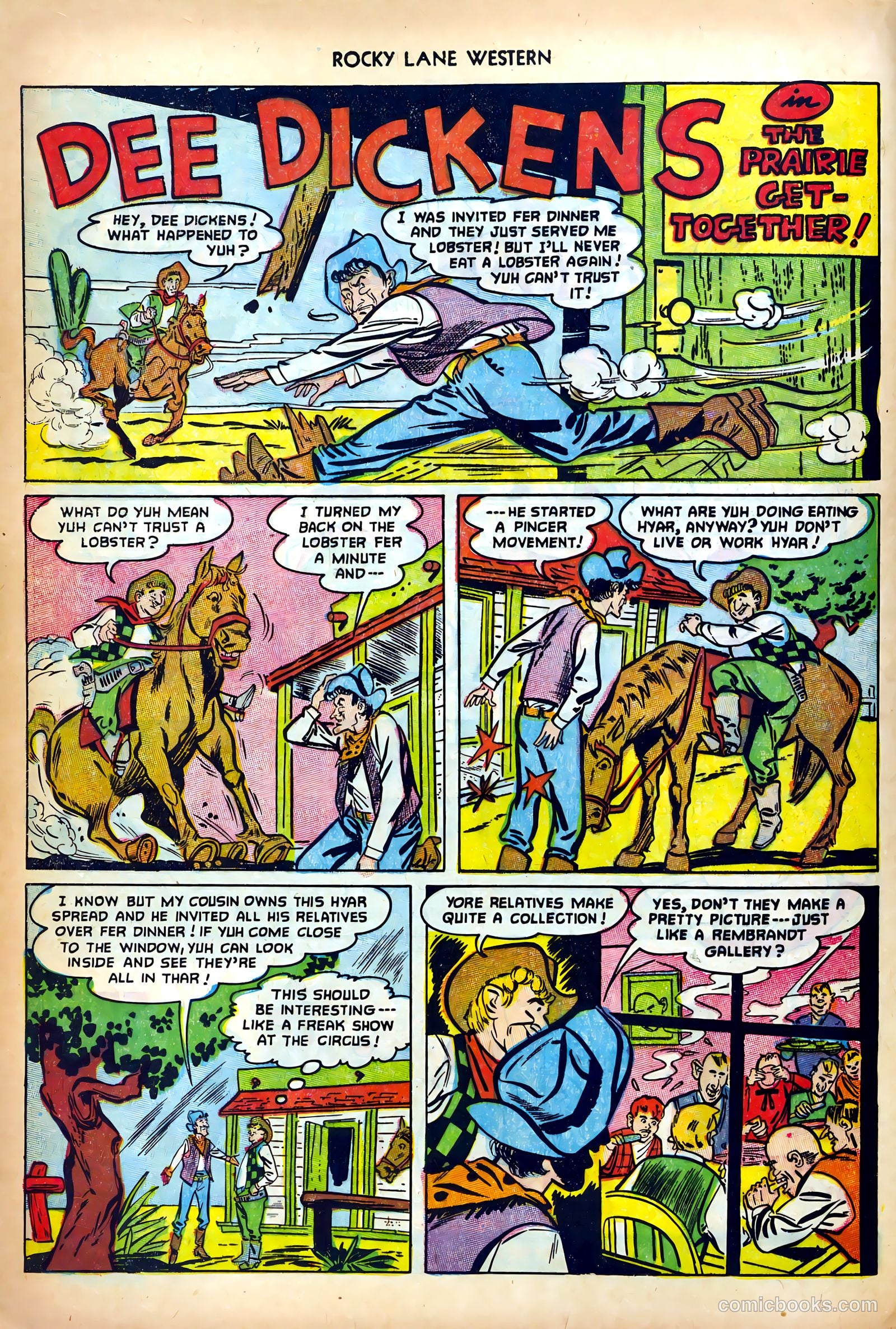 Rocky Lane Western #42 (1952) — page 12 of 36