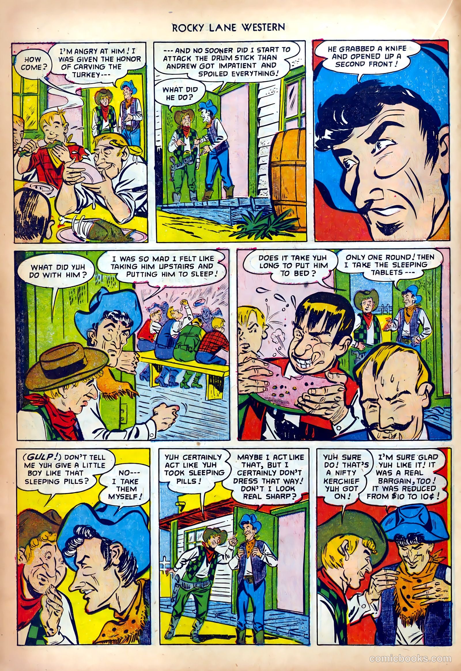 Rocky Lane Western #42 (1952) — page 14 of 36