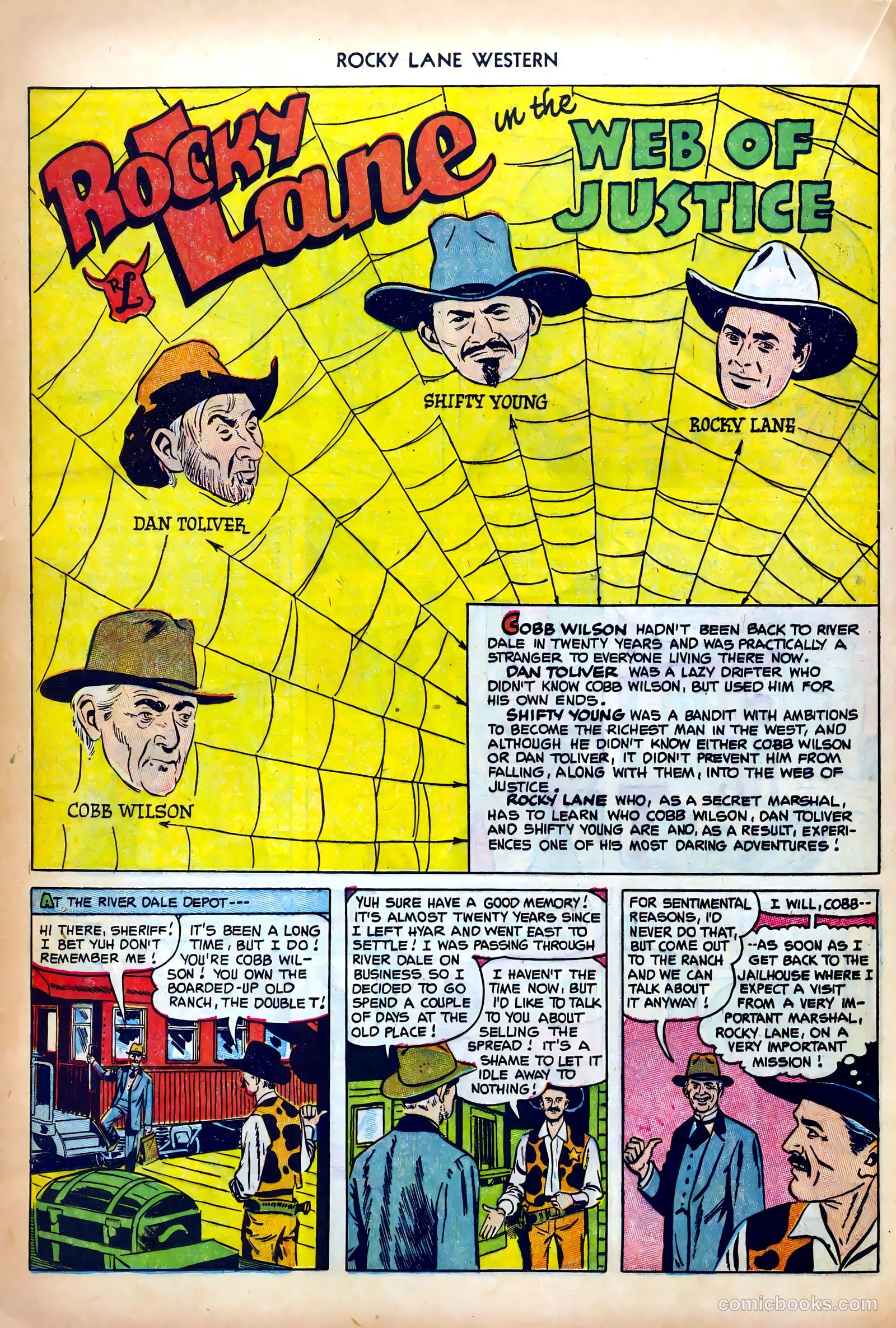 Rocky Lane Western #42 (1952) — page 16 of 36