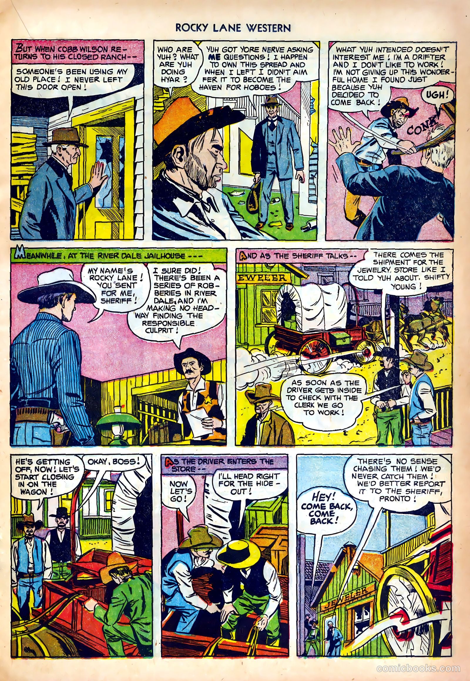 Rocky Lane Western #42 (1952) — page 17 of 36