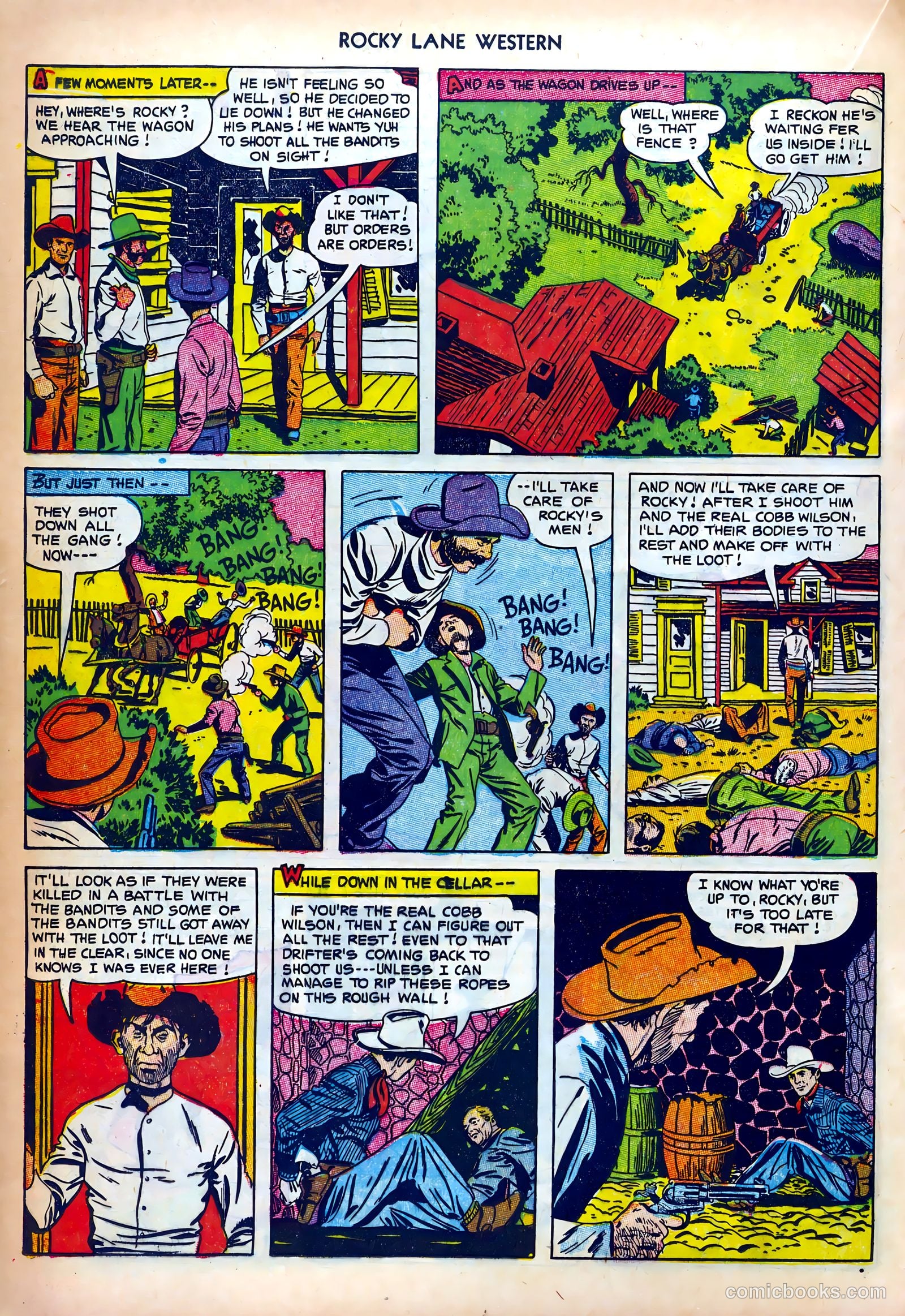 Rocky Lane Western #42 (1952) — page 20 of 36