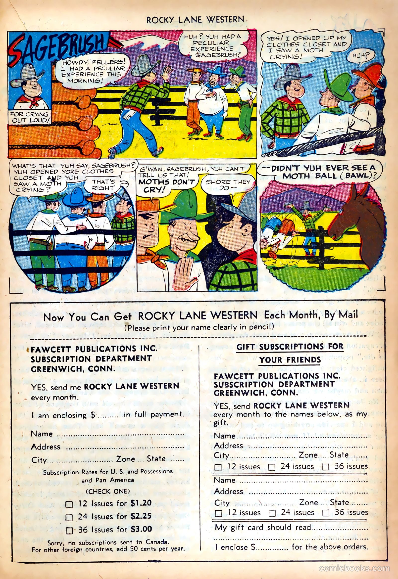 Rocky Lane Western #42 (1952) — page 23 of 36