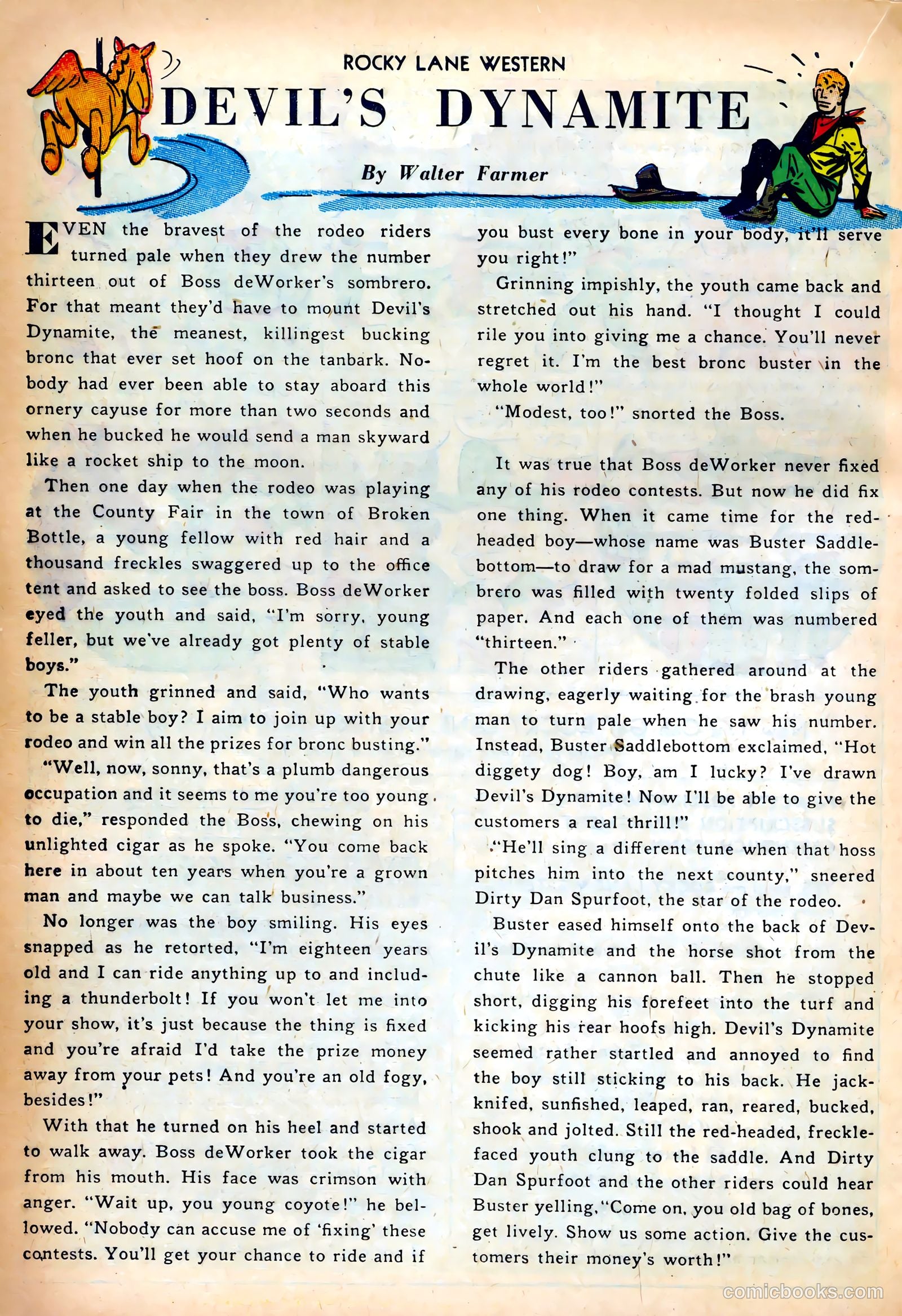 Rocky Lane Western #42 (1952) — page 24 of 36
