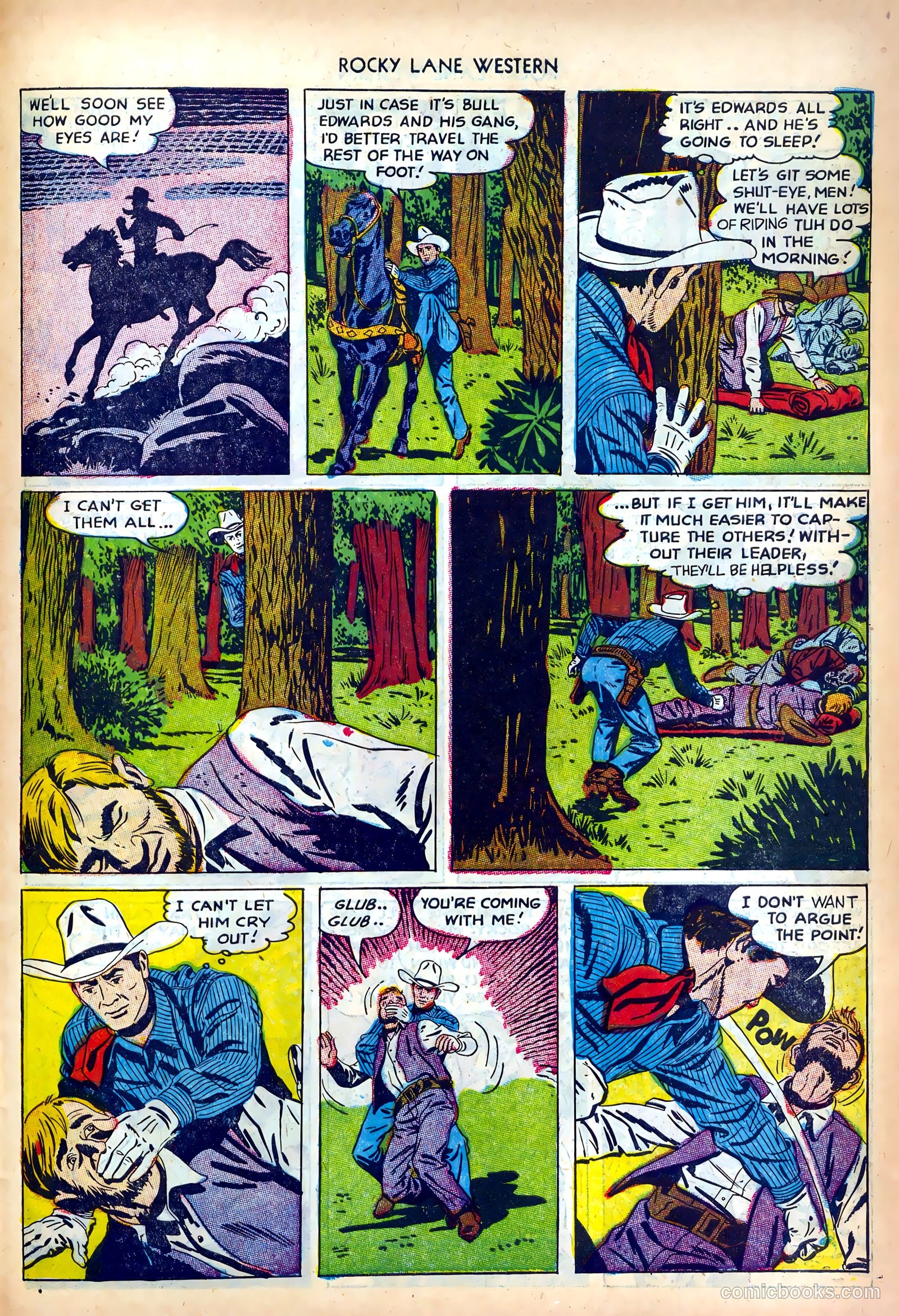 Rocky Lane Western #42 (1952) — page 27 of 36