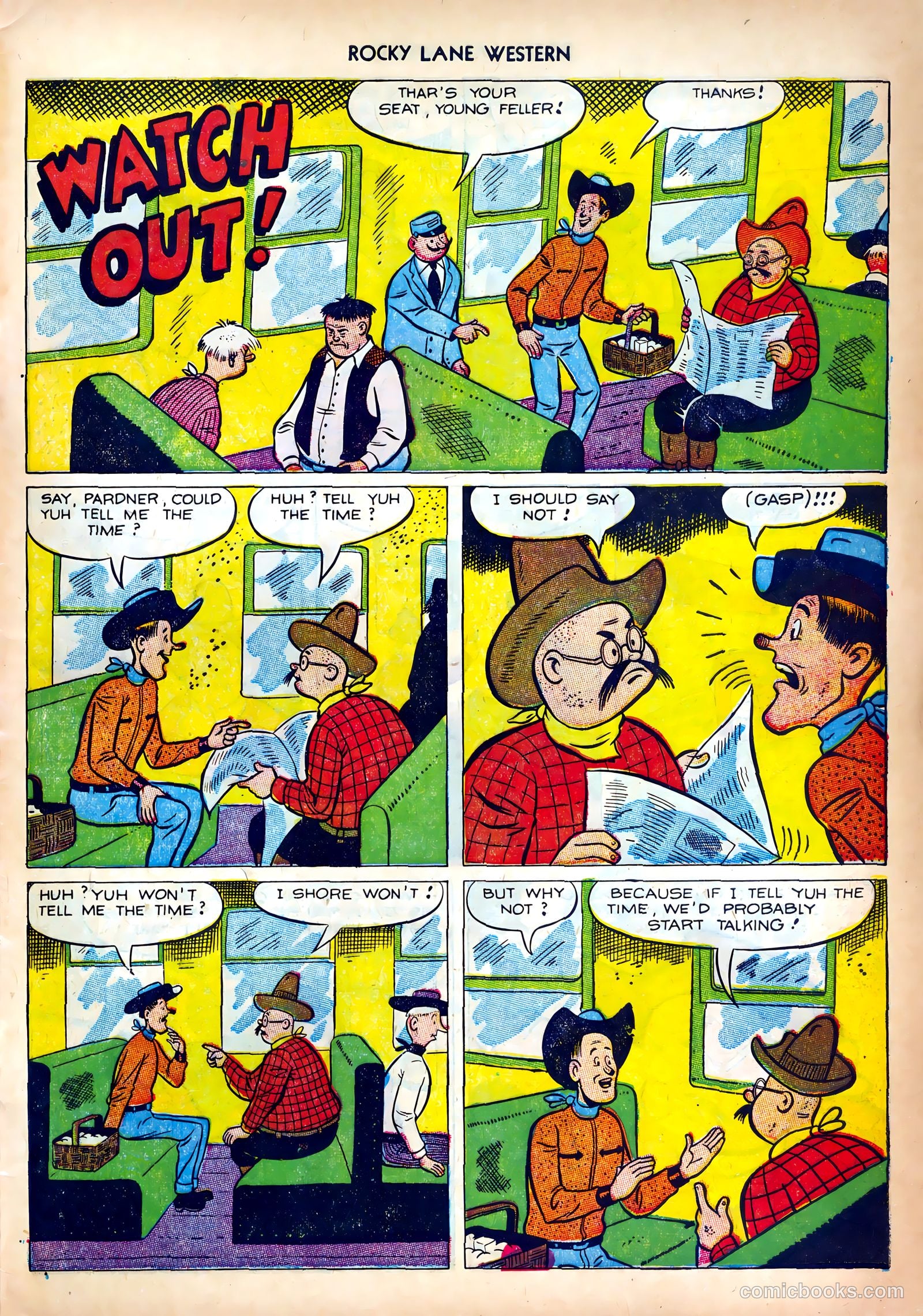 Rocky Lane Western #42 (1952) — page 33 of 36