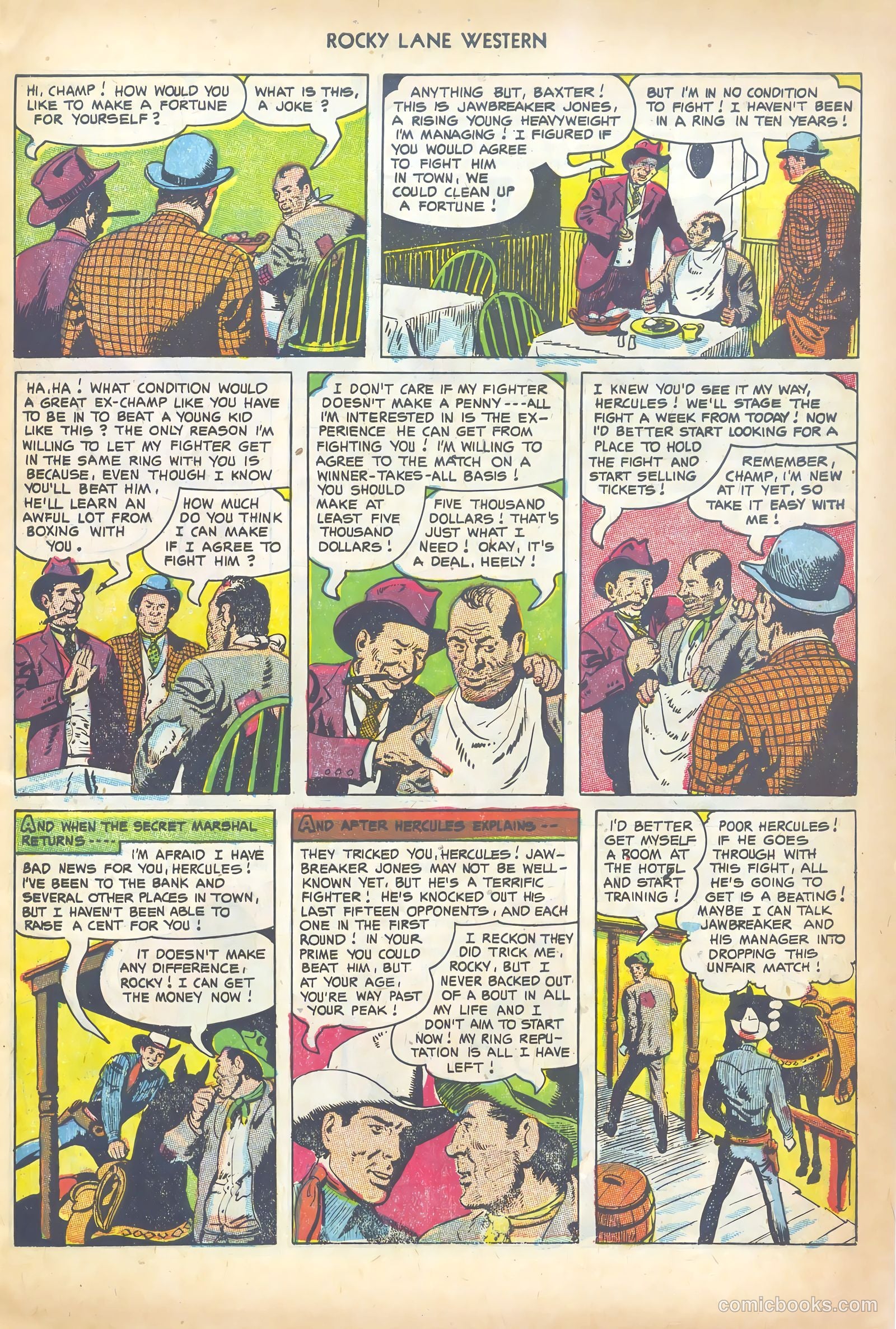 Rocky Lane Western #43 (1952) — page 5 of 36