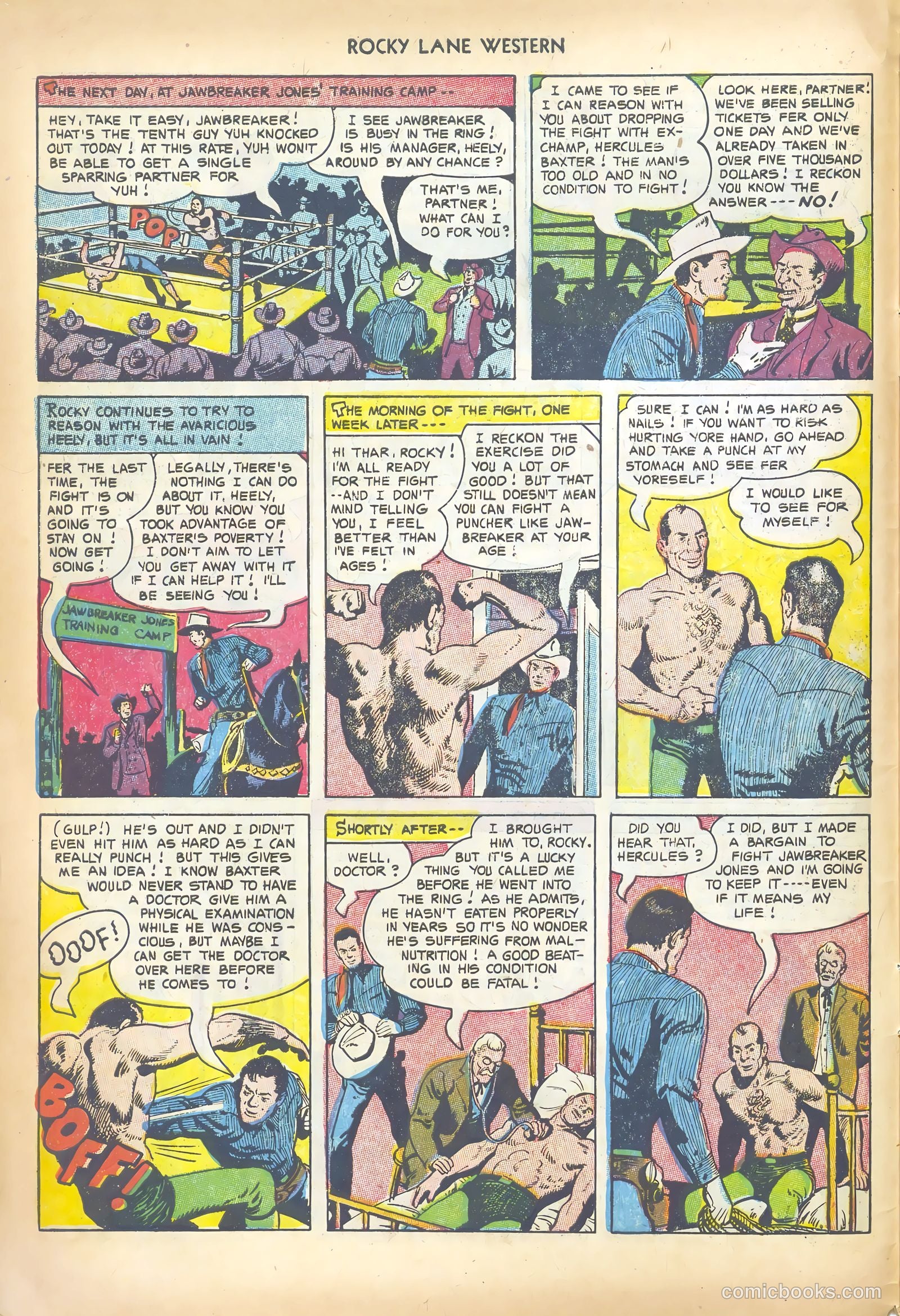 Rocky Lane Western #43 (1952) — page 6 of 36