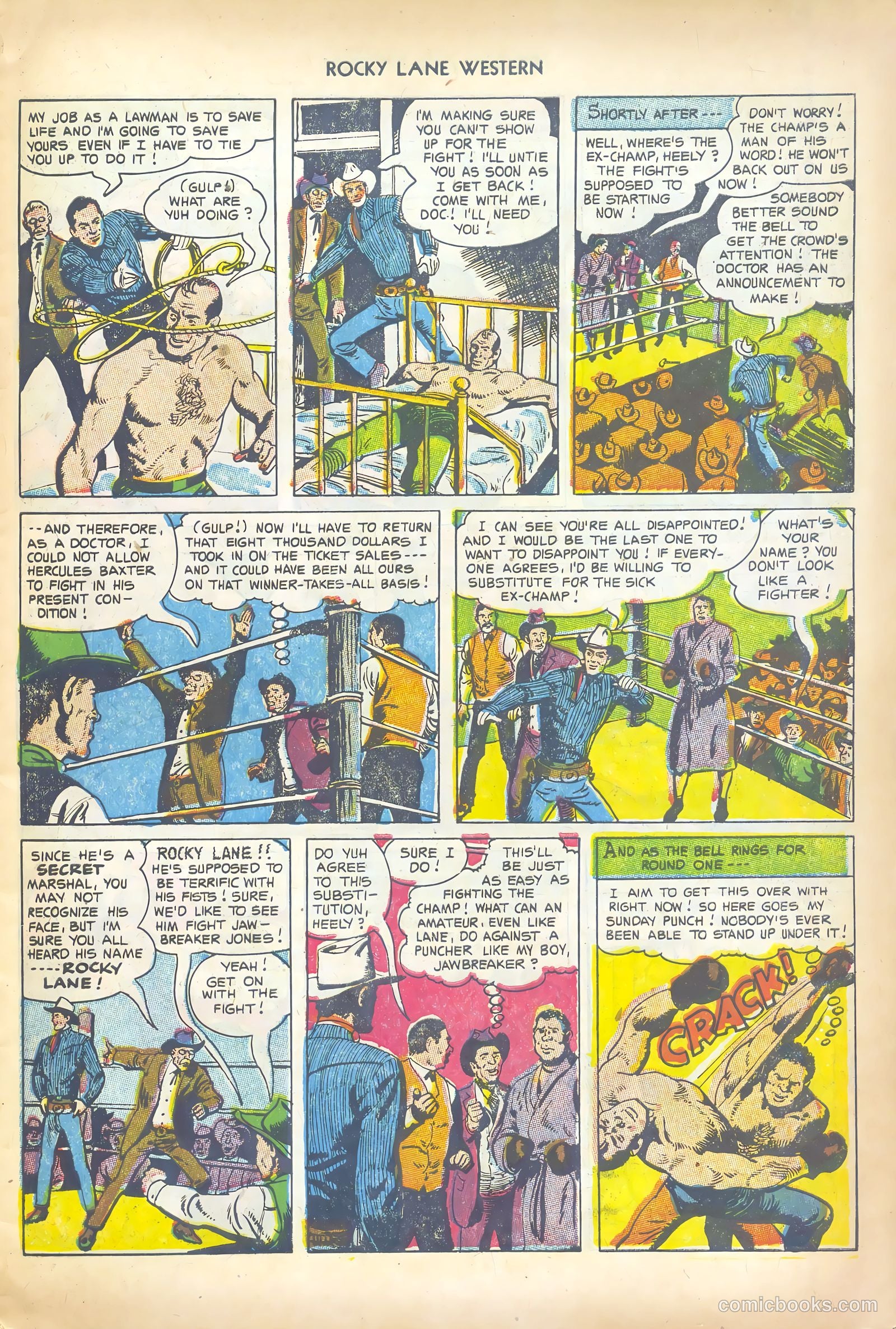 Rocky Lane Western #43 (1952) — page 7 of 36