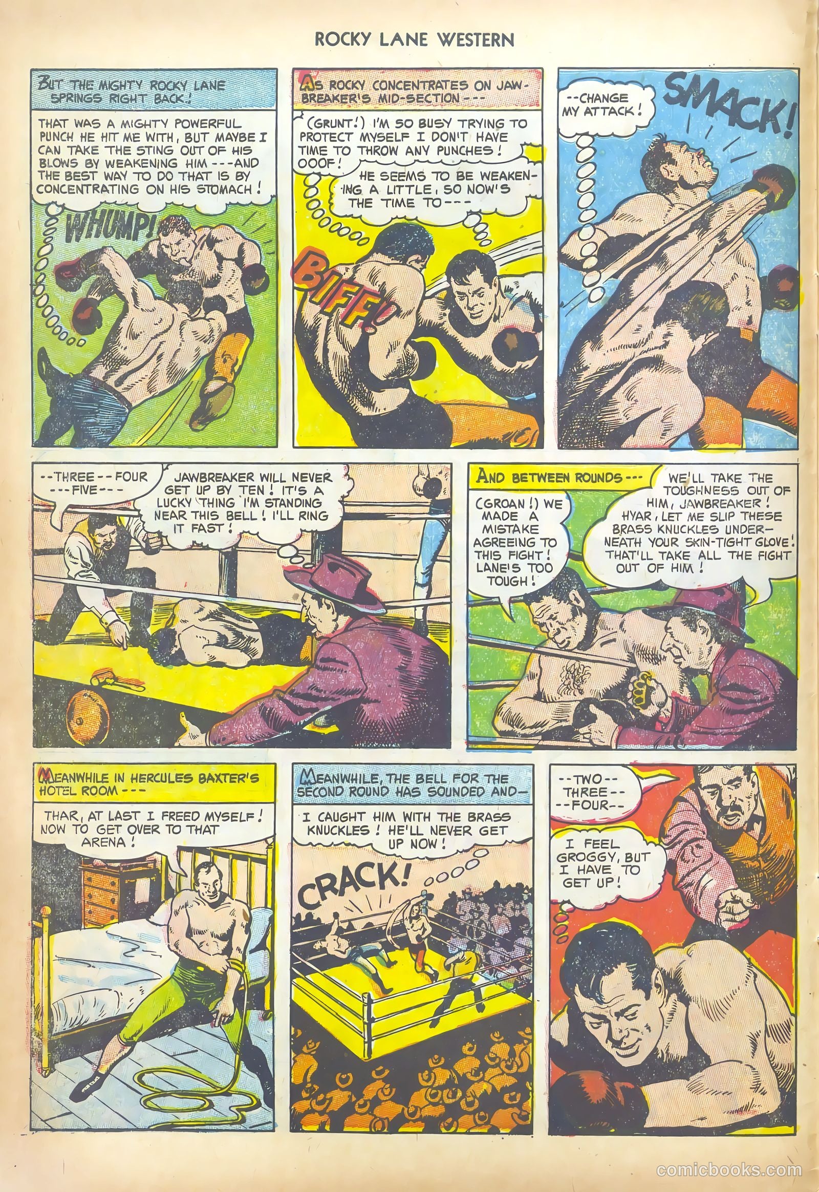 Rocky Lane Western #43 (1952) — page 8 of 36
