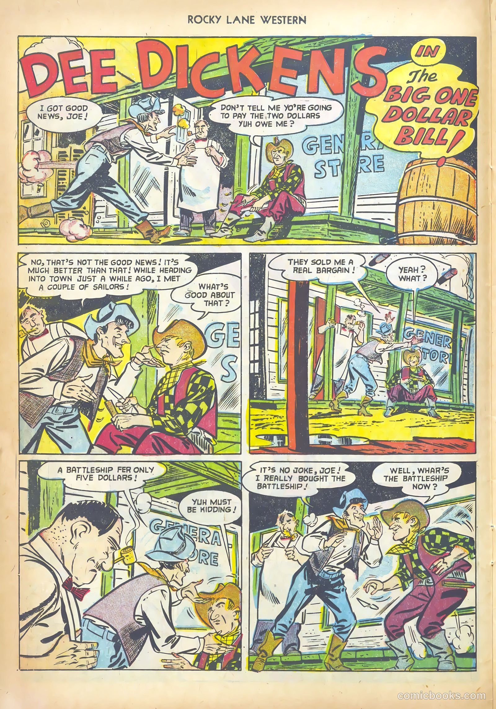 Rocky Lane Western #43 (1952) — page 12 of 36