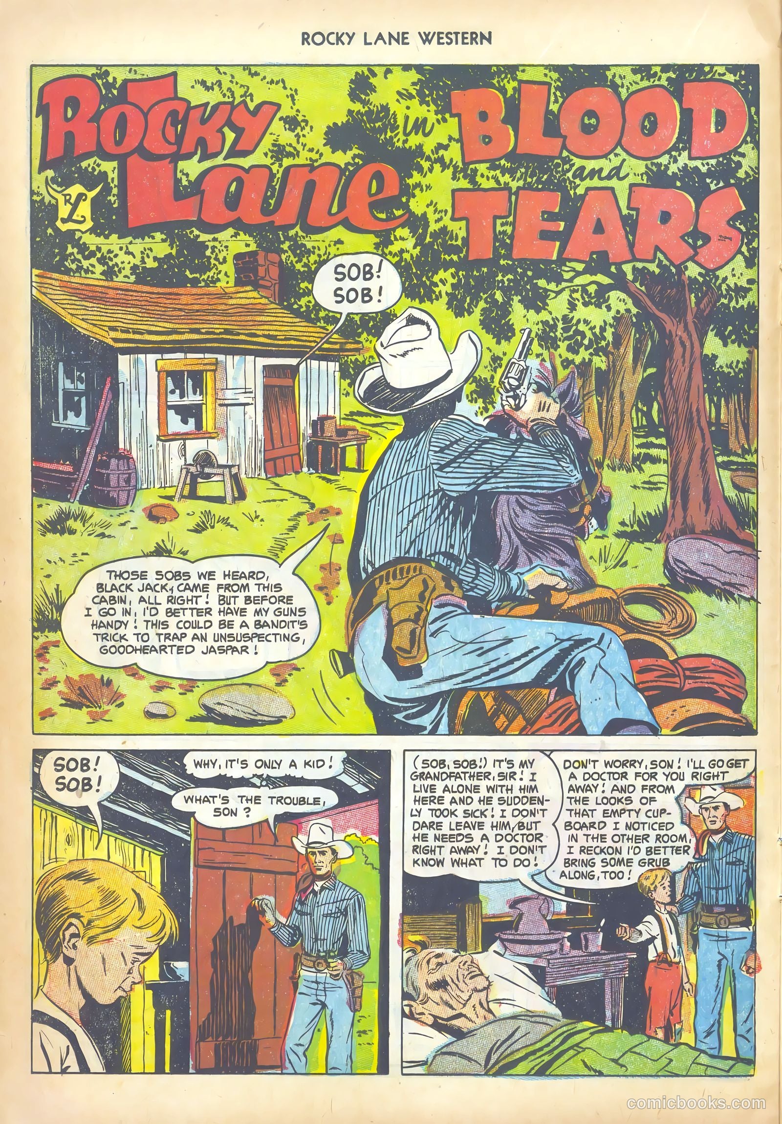Rocky Lane Western #43 (1952) — page 16 of 36