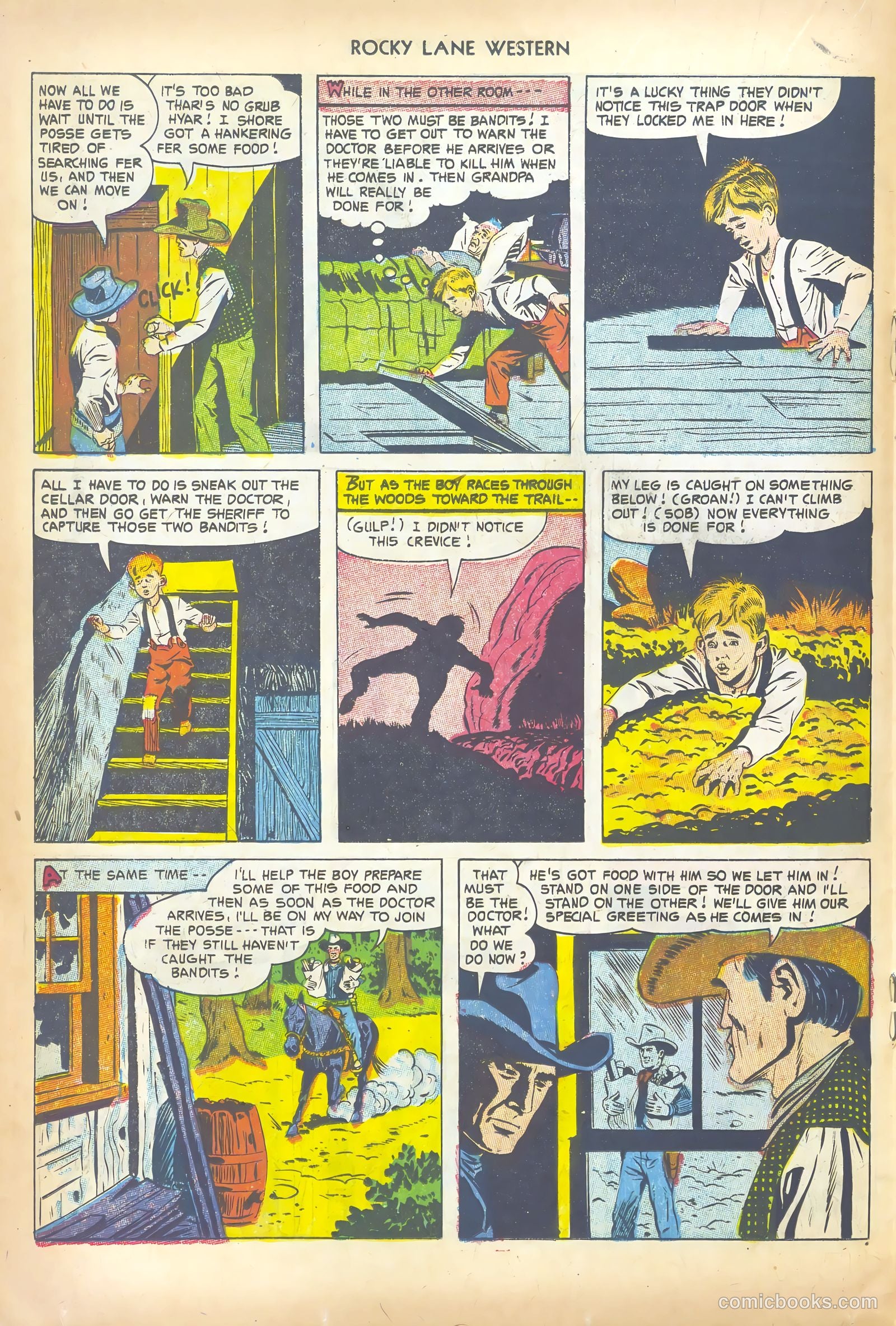 Rocky Lane Western #43 (1952) — page 18 of 36