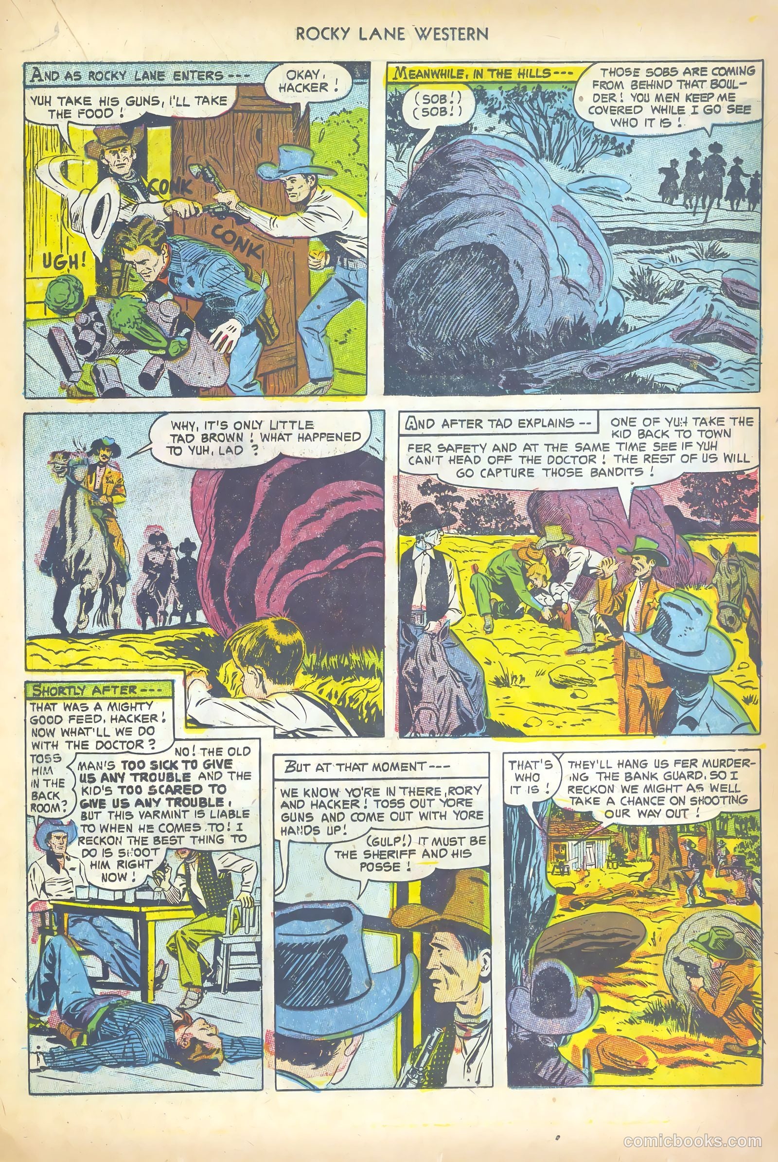 Rocky Lane Western #43 (1952) — page 19 of 36