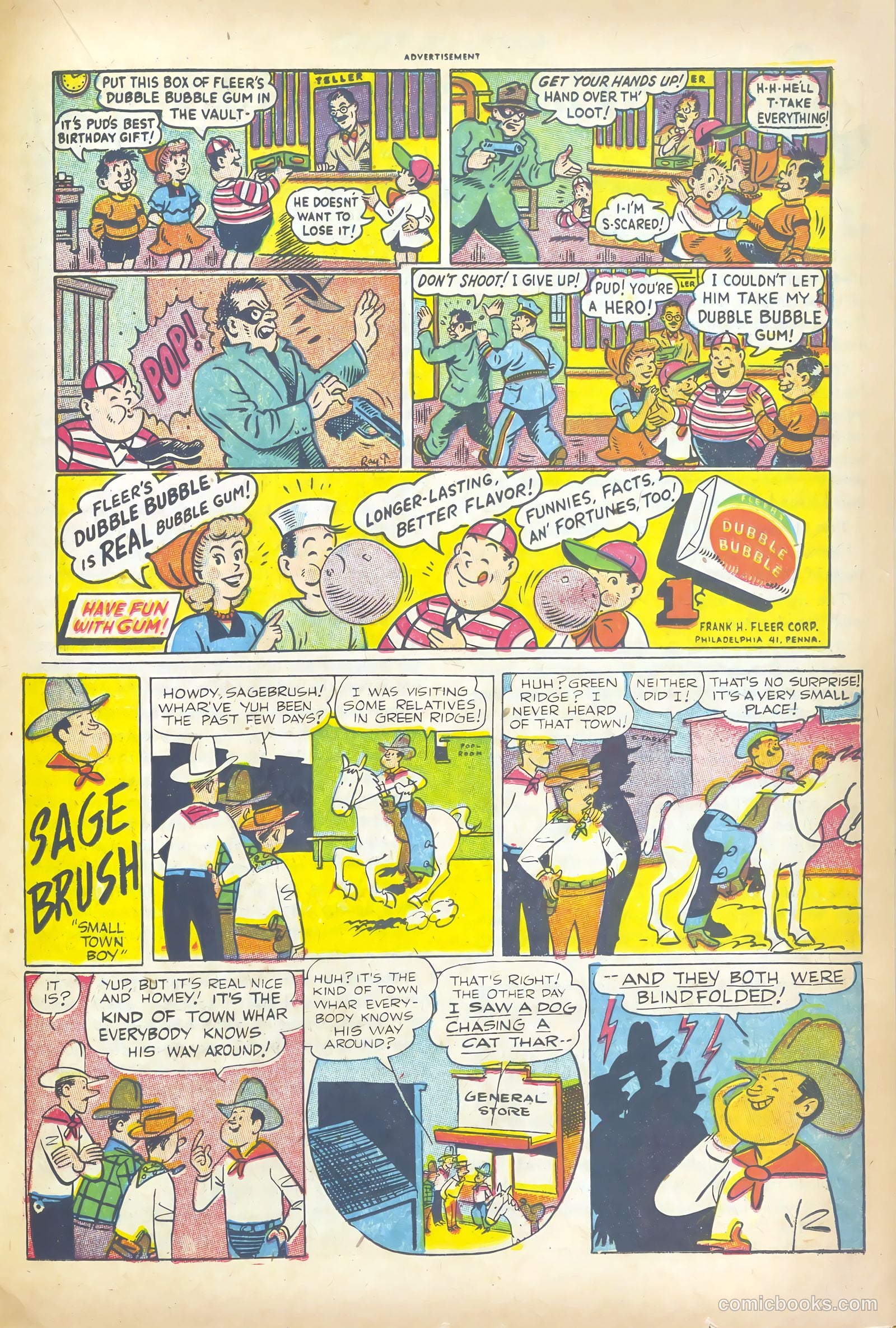 Rocky Lane Western #43 (1952) — page 23 of 36