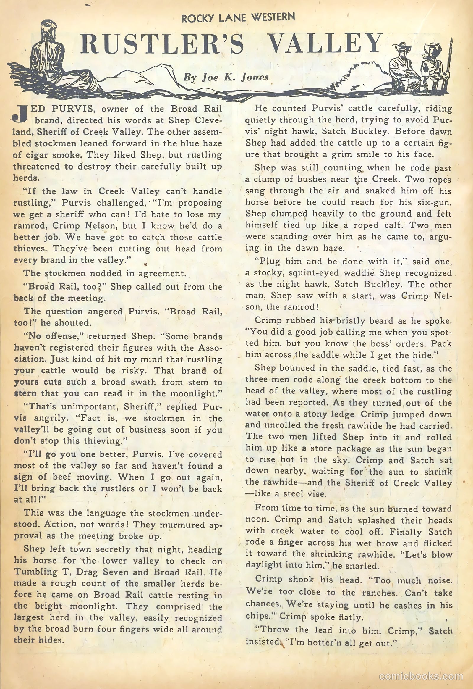 Rocky Lane Western #43 (1952) — page 24 of 36