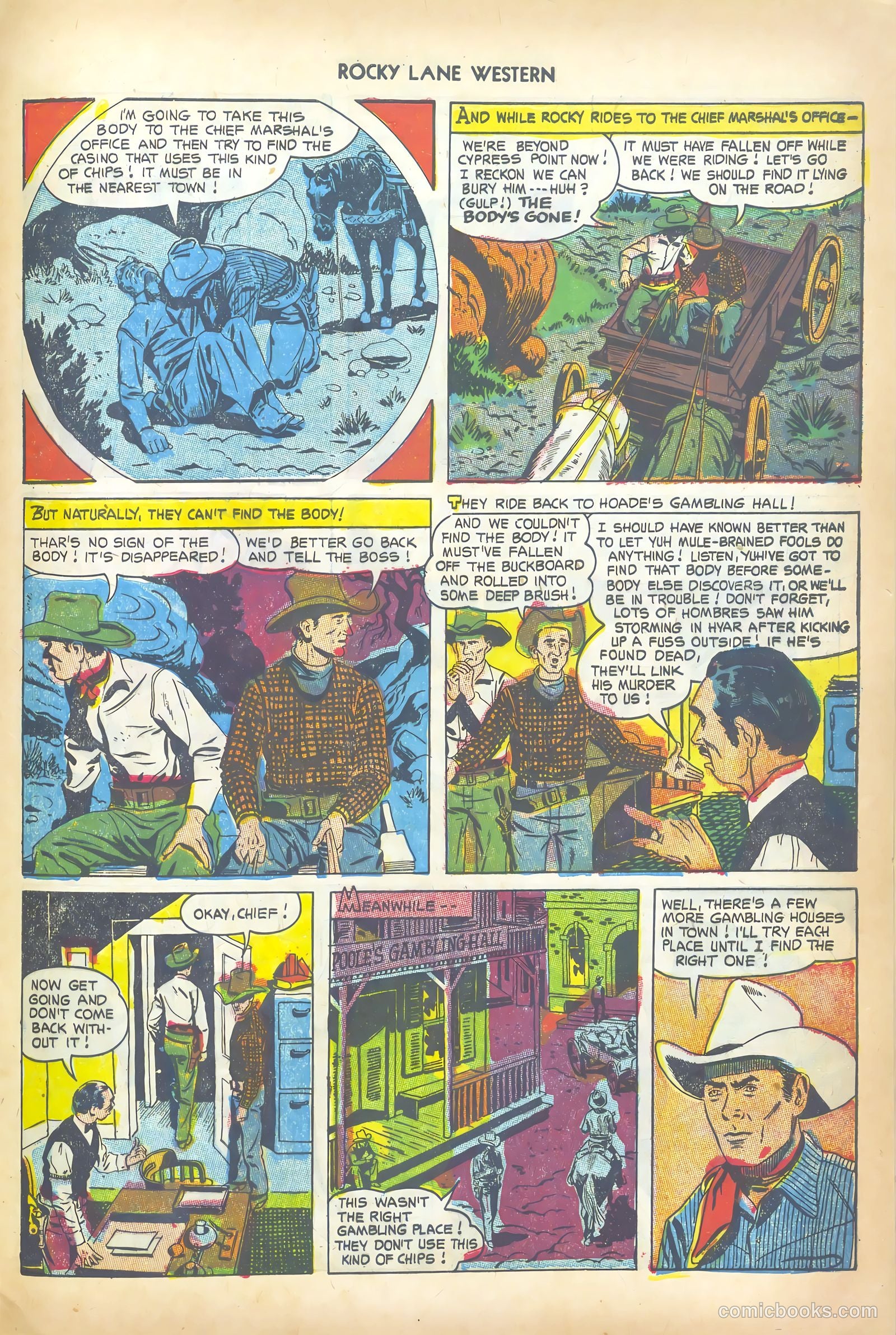 Rocky Lane Western #43 (1952) — page 29 of 36