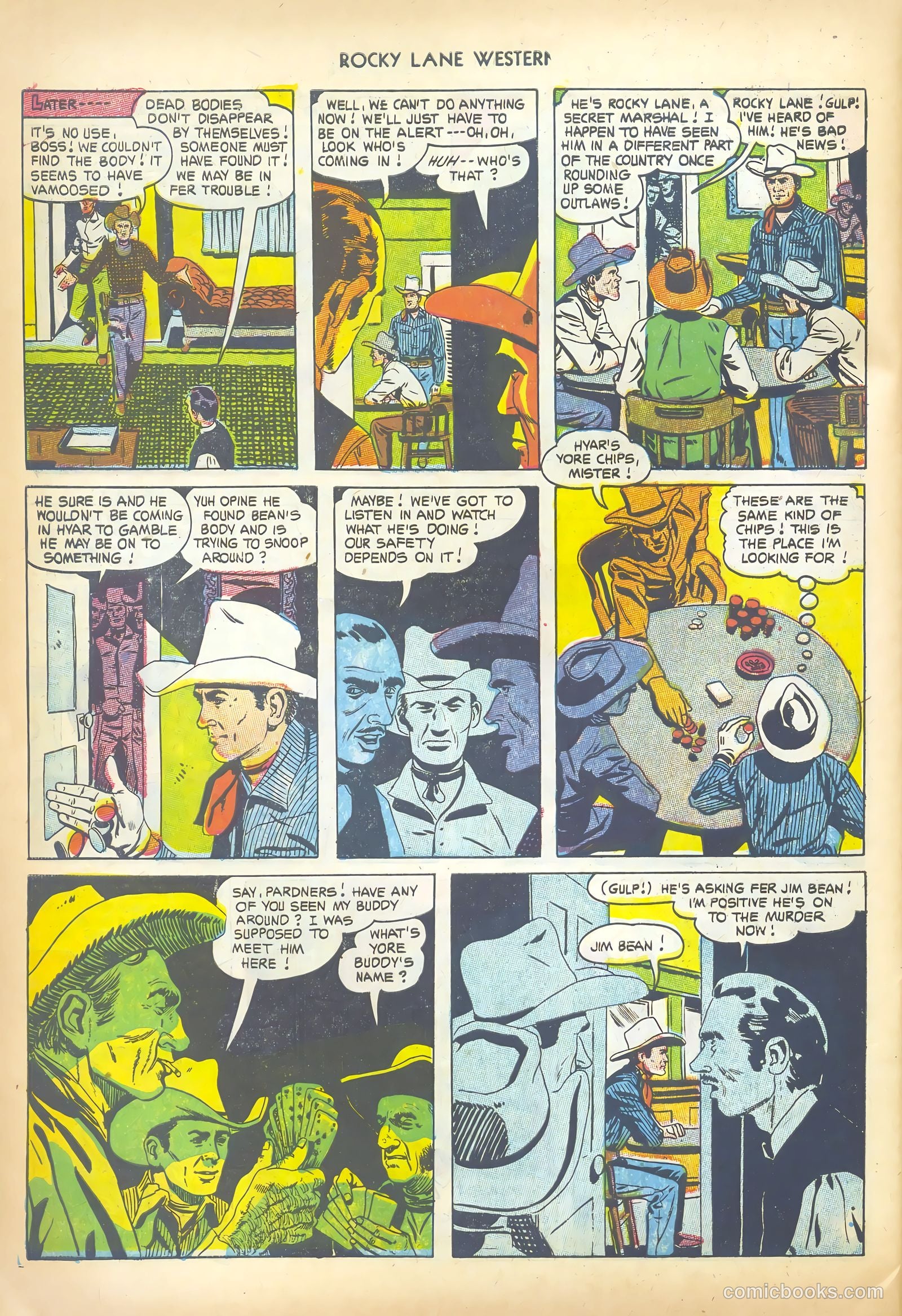 Rocky Lane Western #43 (1952) — page 30 of 36