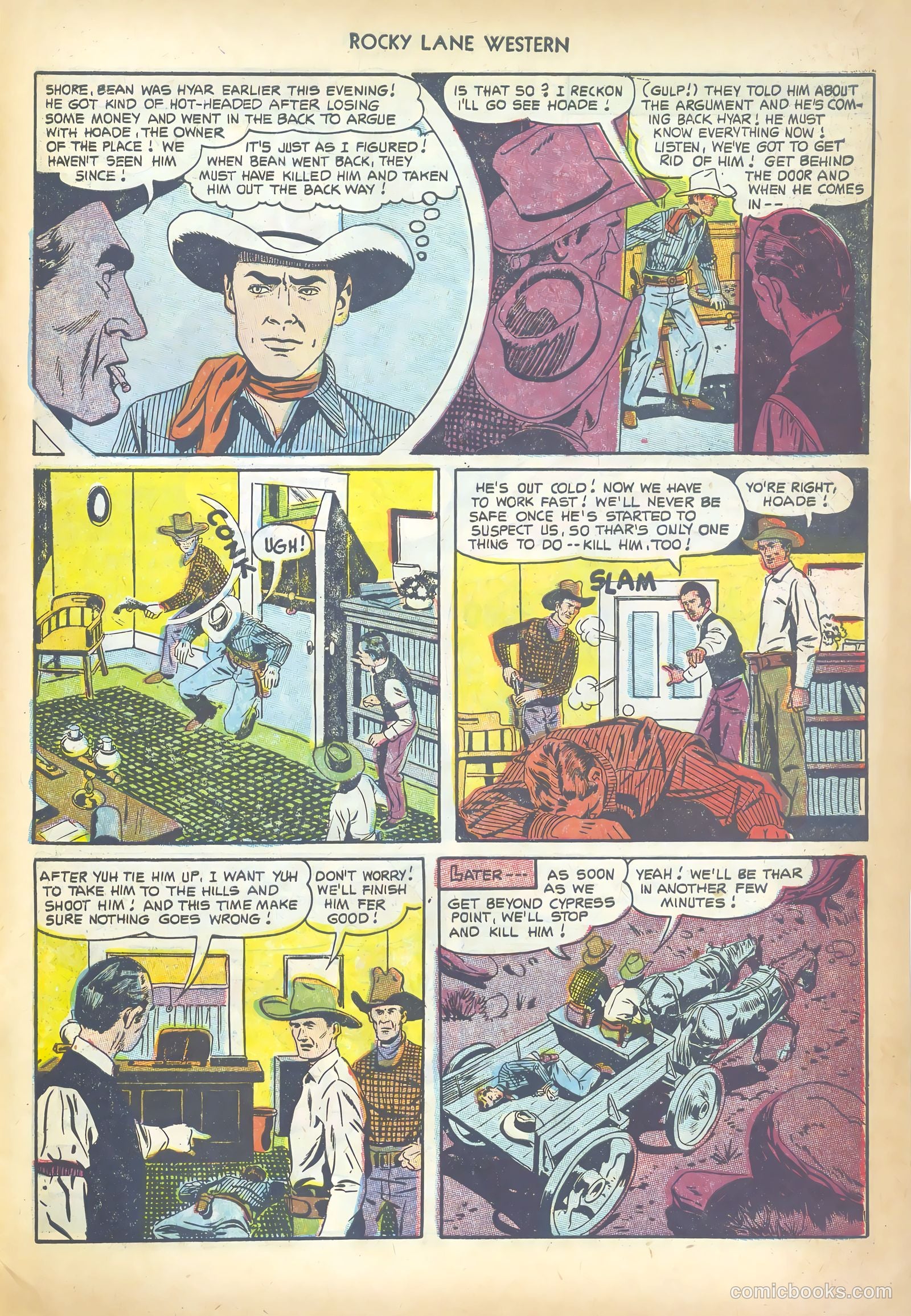 Rocky Lane Western #43 (1952) — page 31 of 36