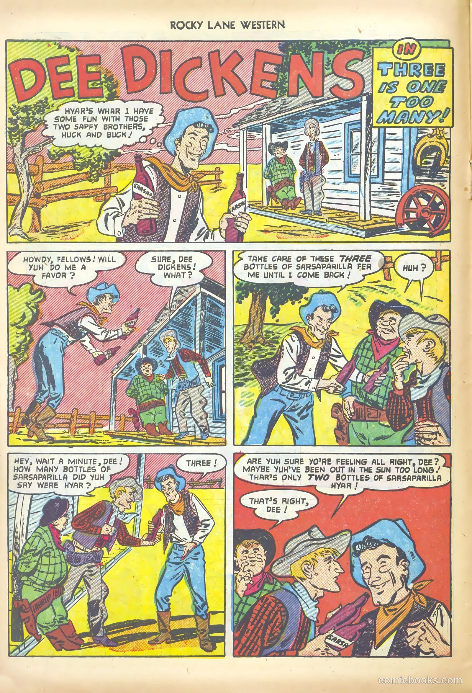 Rocky Lane Western #44 (1952) — page 10 of 36