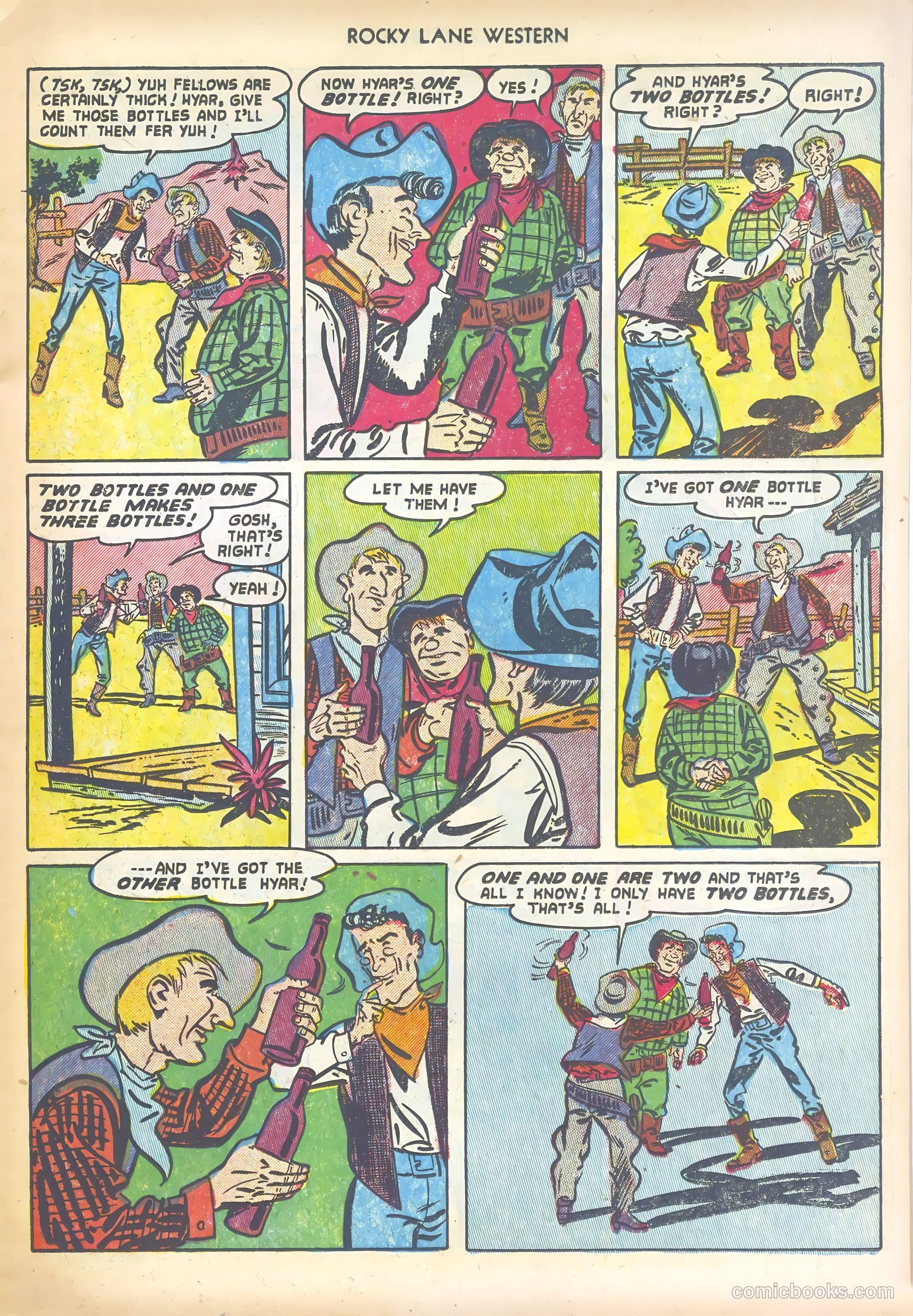 Rocky Lane Western #44 (1952) — page 11 of 36