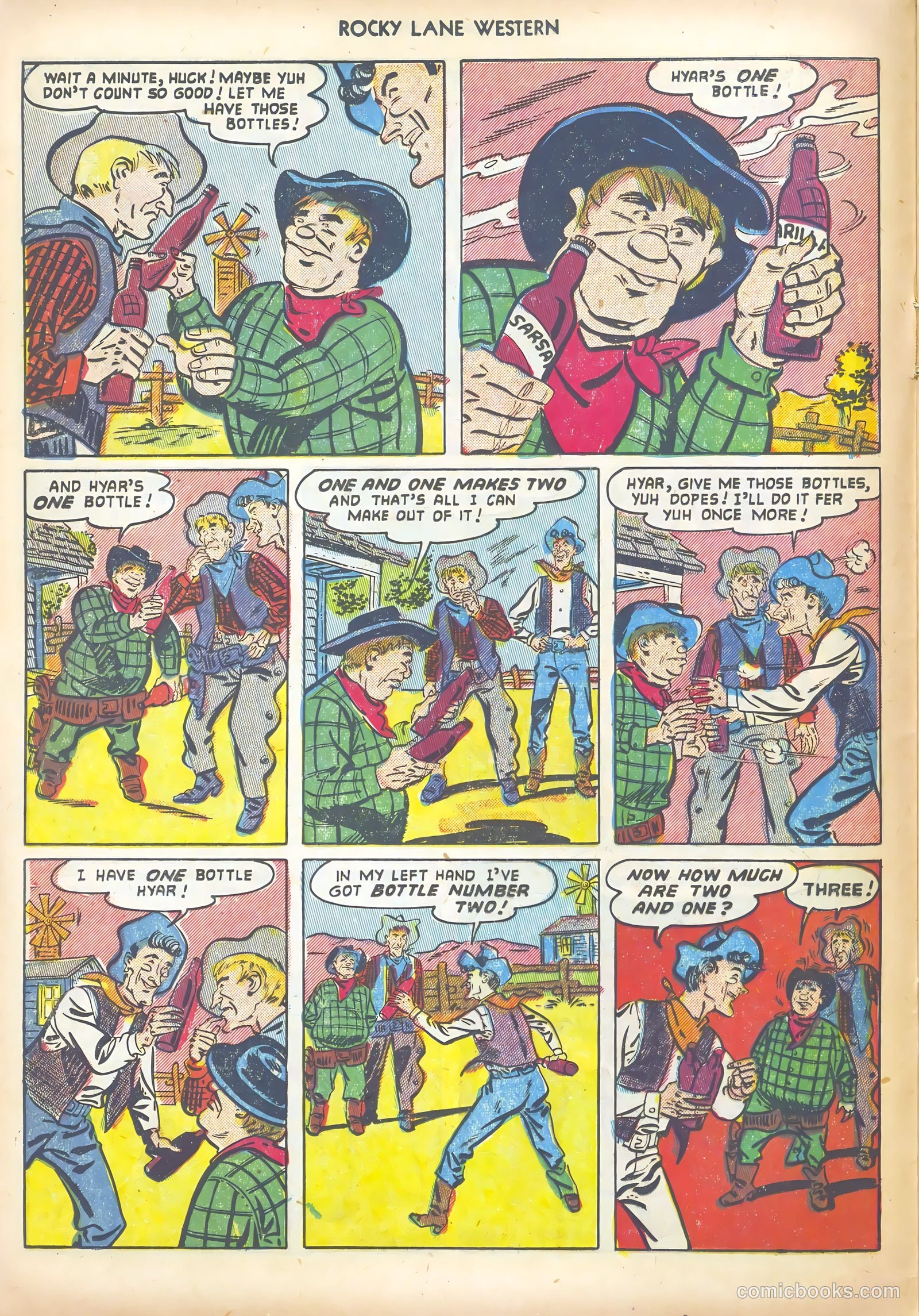 Rocky Lane Western #44 (1952) — page 12 of 36