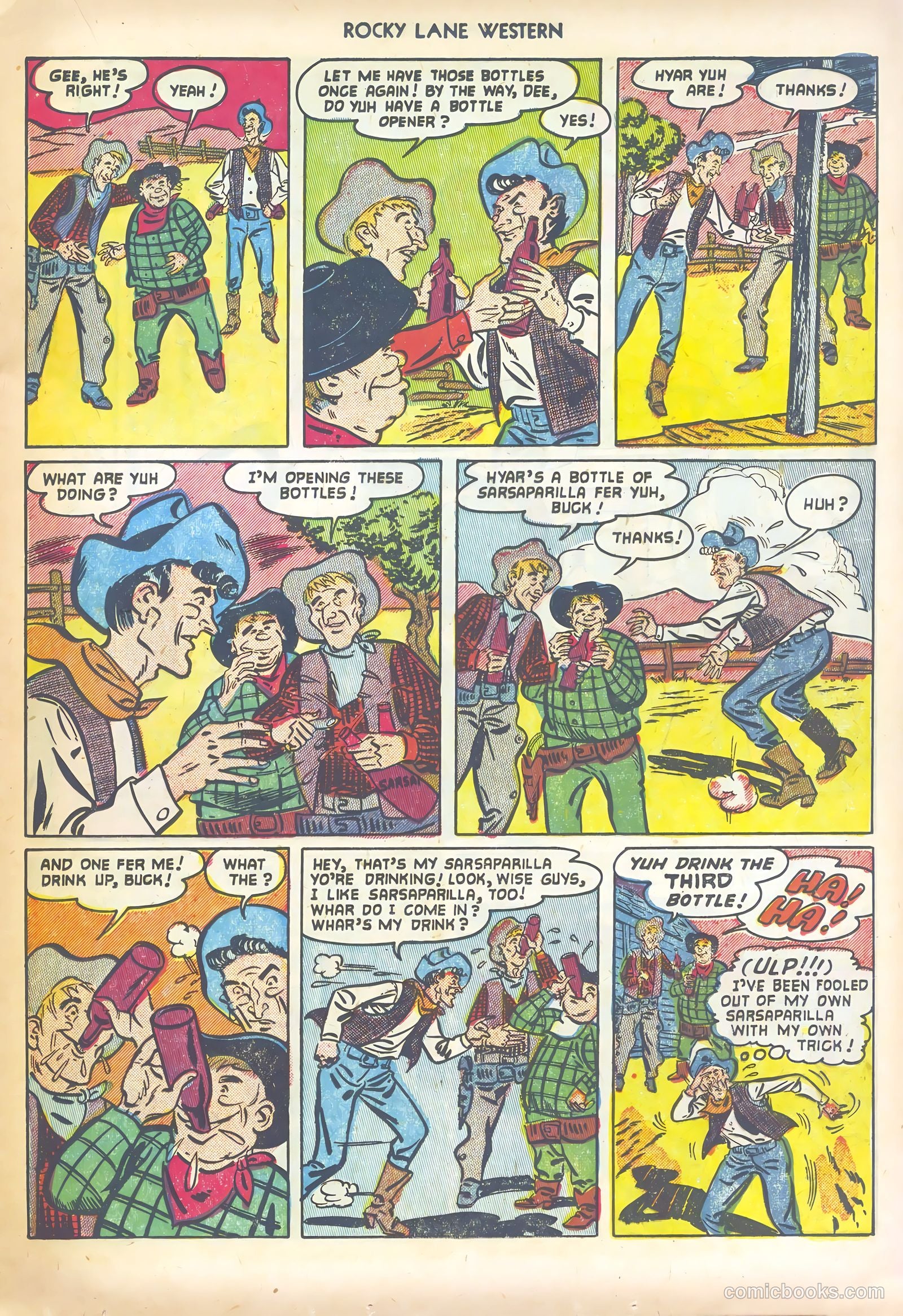 Rocky Lane Western #44 (1952) — page 13 of 36